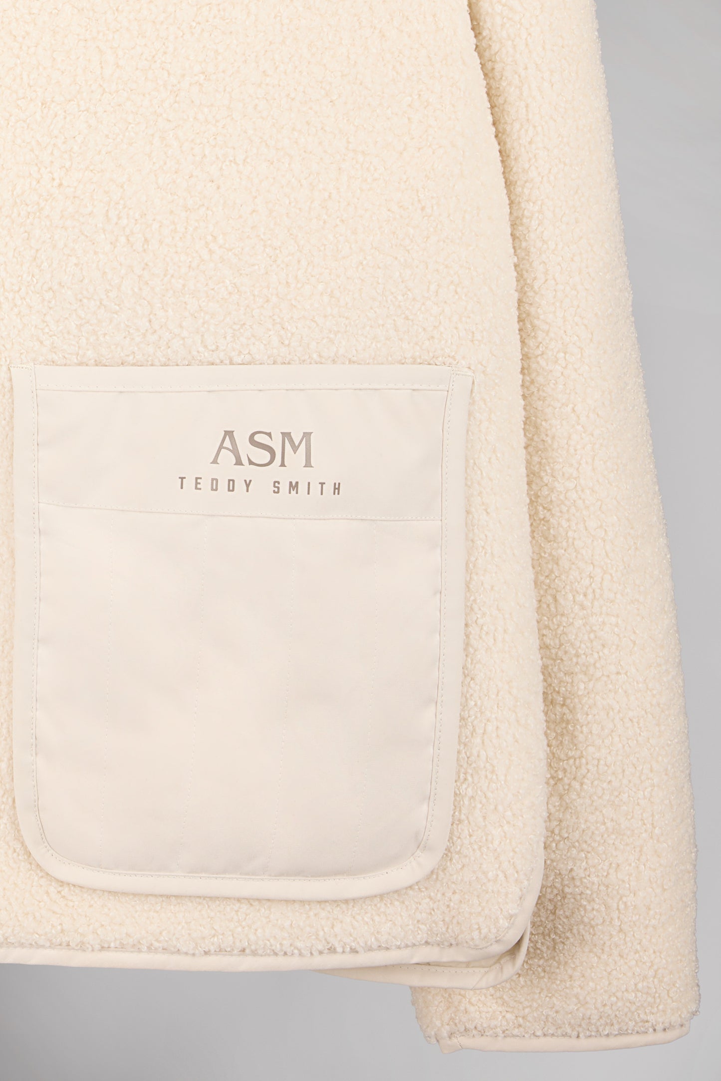 Veste sherpa col bomber B-FENTZ CREAM