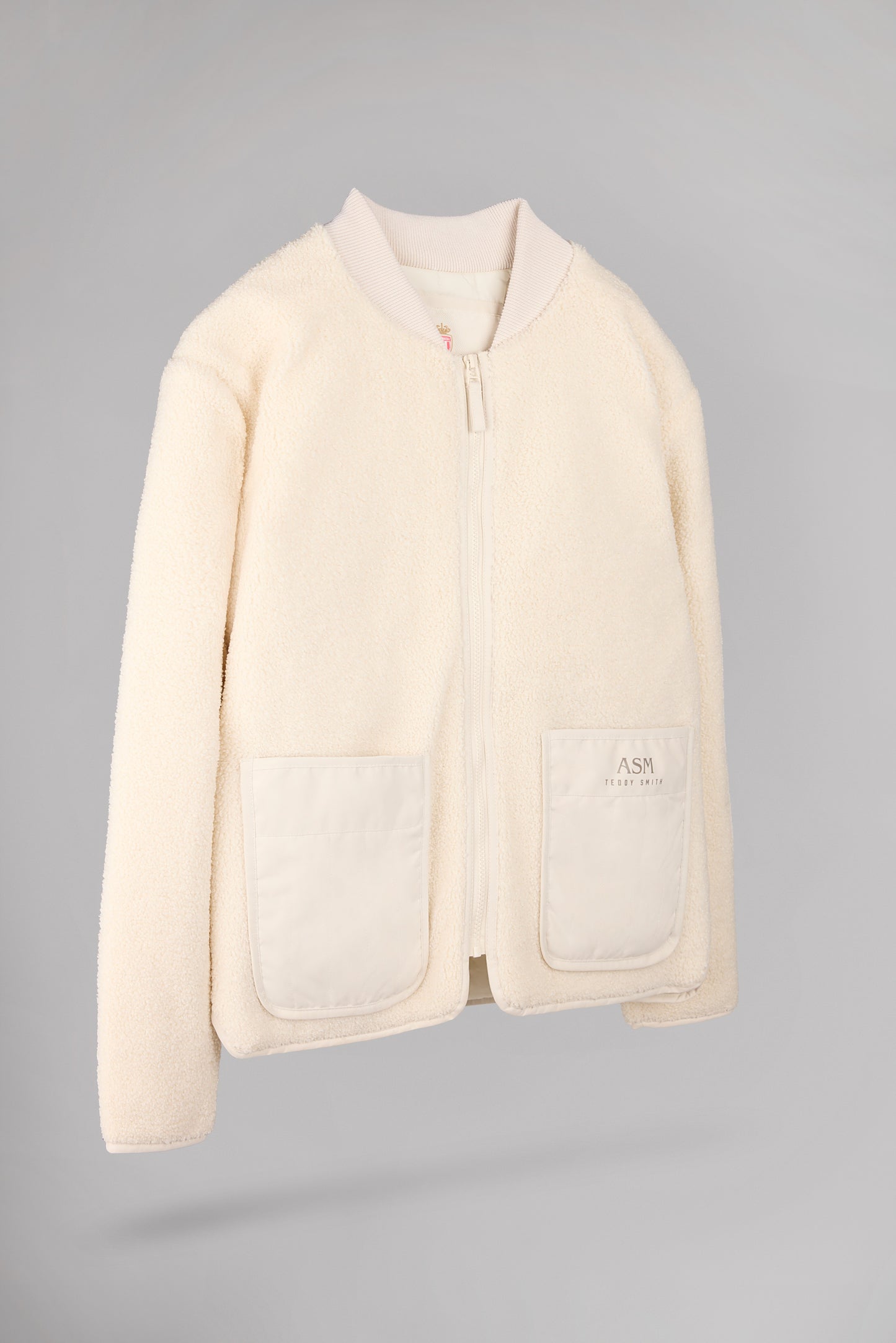 Veste sherpa col bomber B-FENTZ CREAM