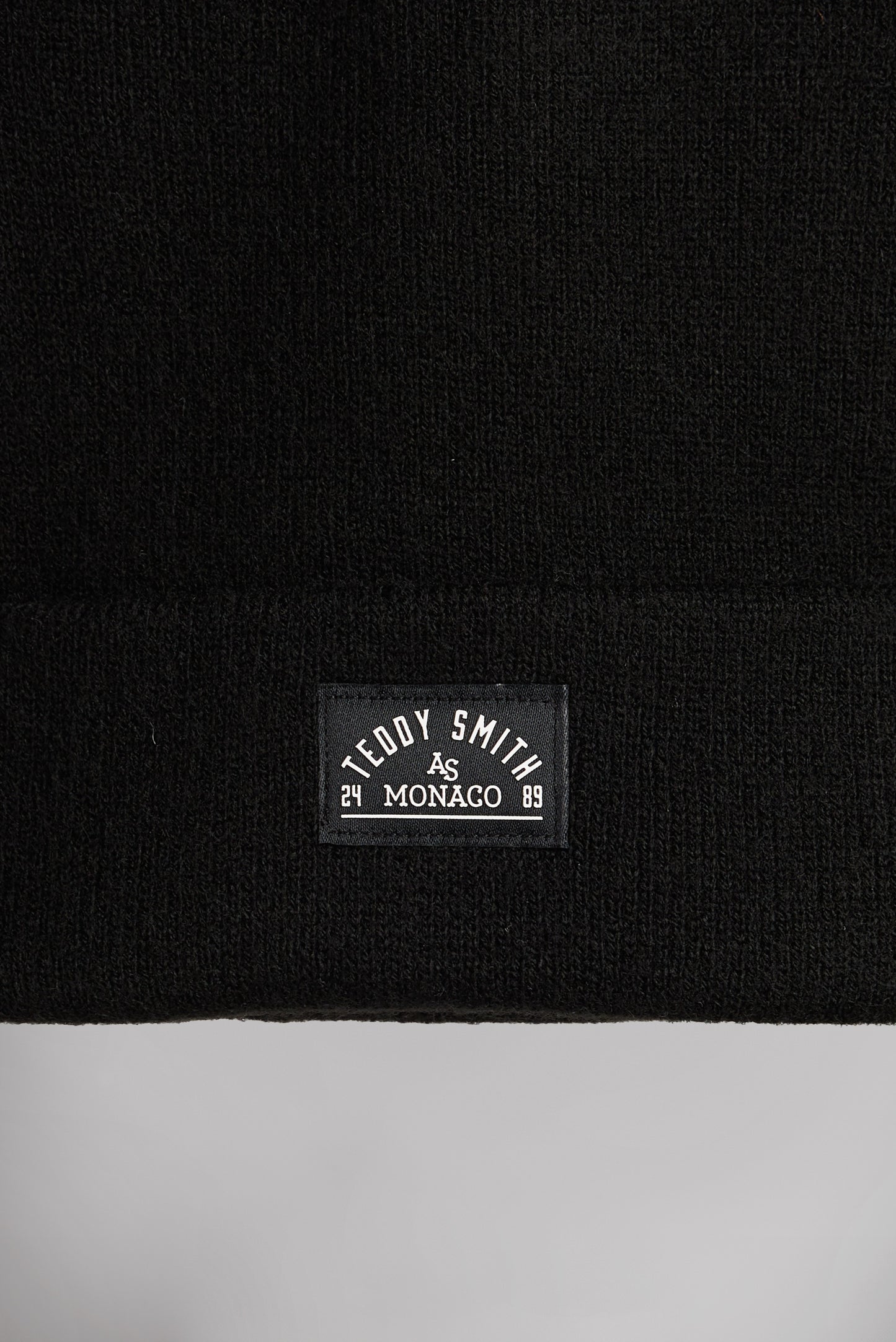 Bonnet en maille côtelée B-FERDI NOIR