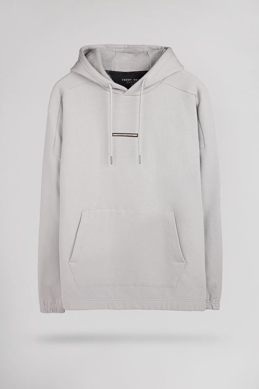 Achat Sweat loose à capuche S-TOBIAS HOODY OXYD GREY