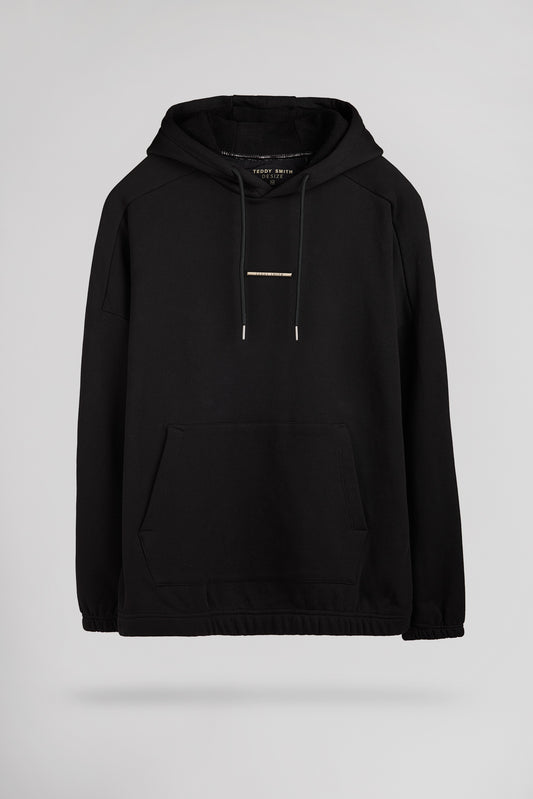 Achat Sweat loose à capuche S-TOBIAS HOODY NOIR