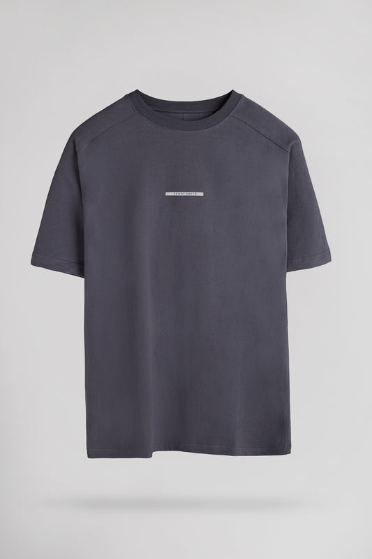 Achat T-shirt col rond T-TOBIAS MC CHARCOAL