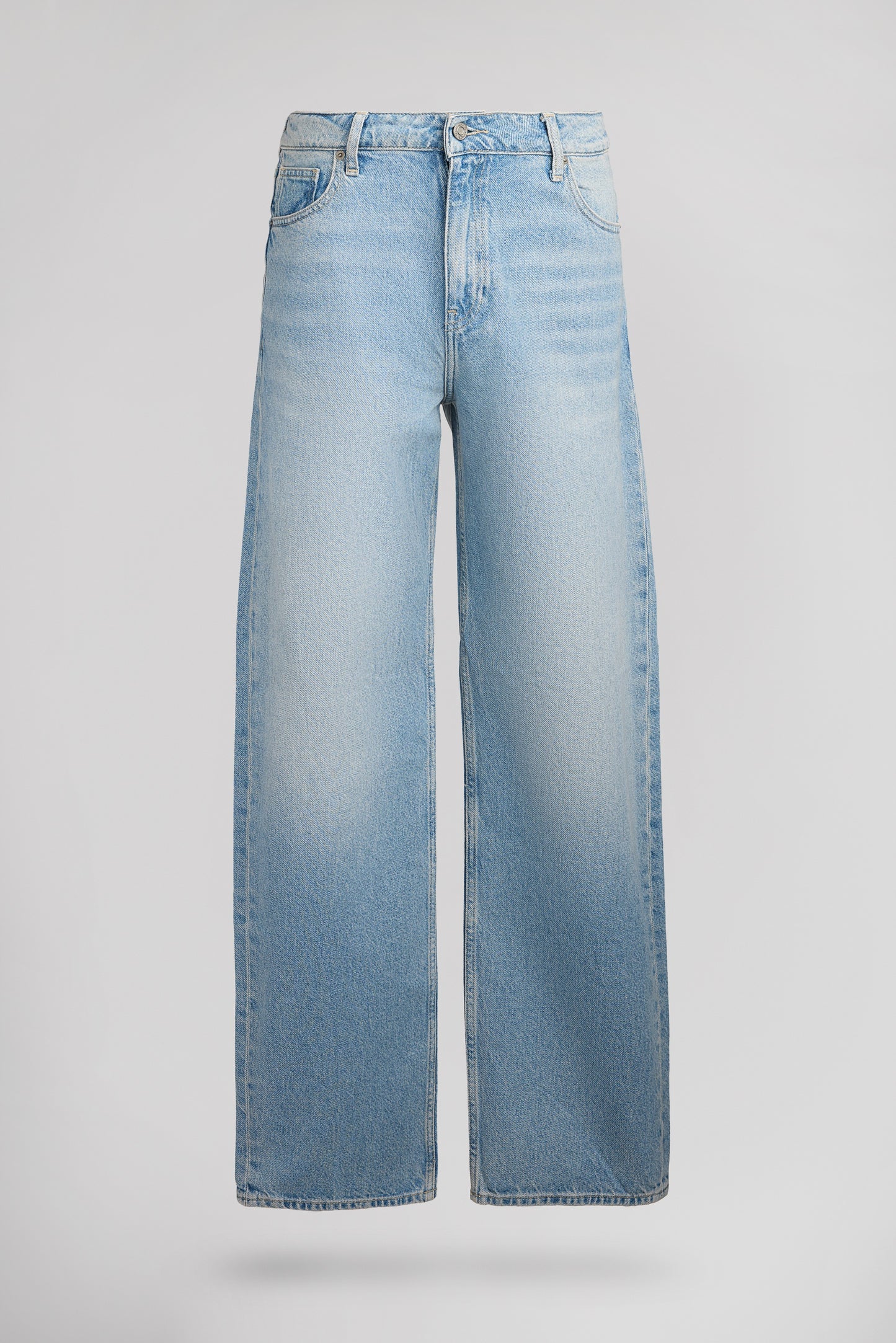 Jean droit taille basse TOMBOY FRIPP/INDIGO CLAIR