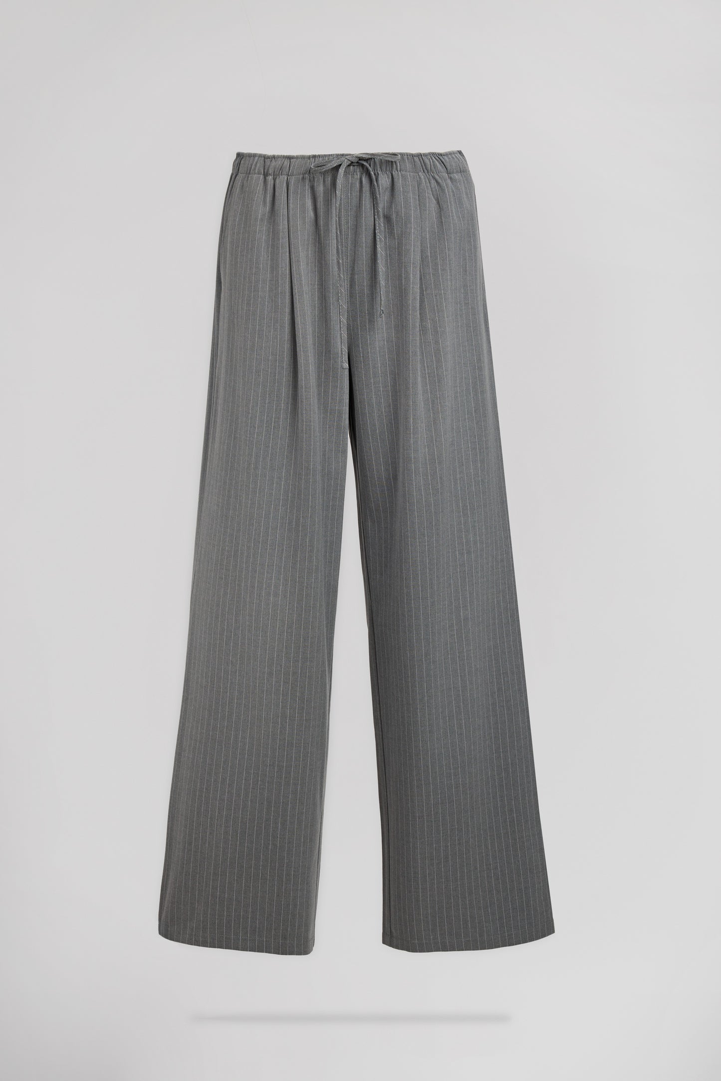 Pantalon large fines rayures P-LENY ANTHRACITE CHINE
