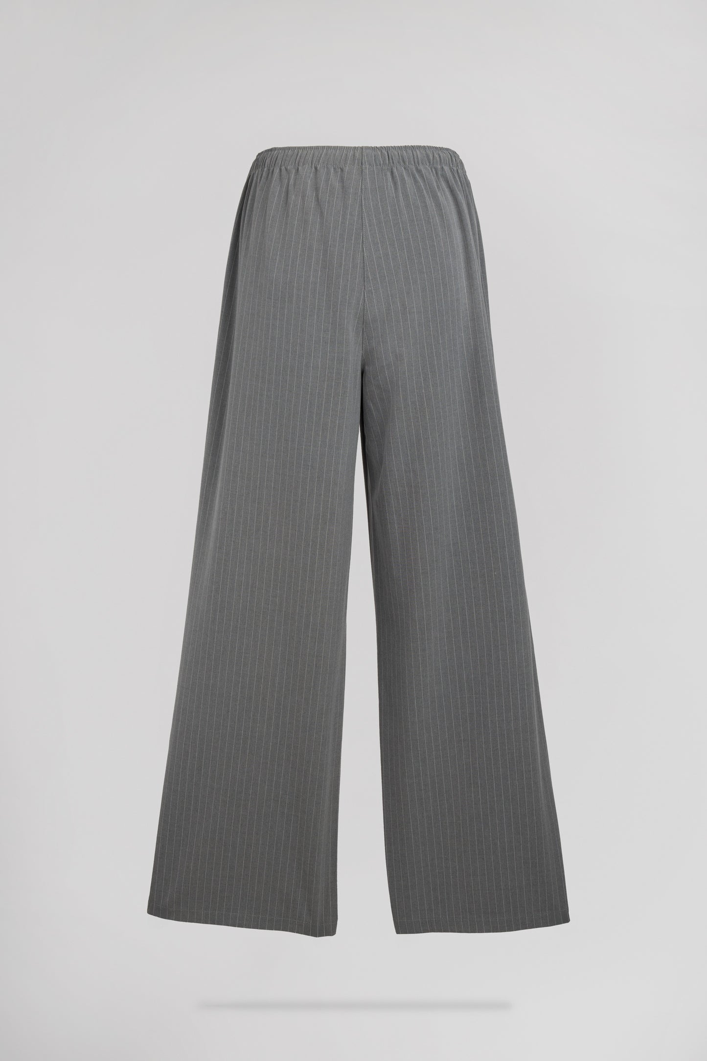 Pantalon large fines rayures P-LENY ANTHRACITE CHINE