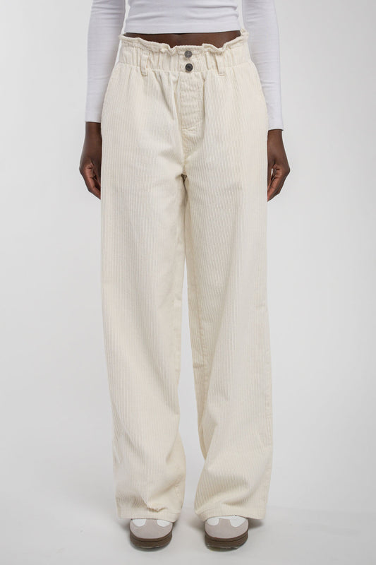Achat Pantalon P-LYLIA MIDDLE WHITE
