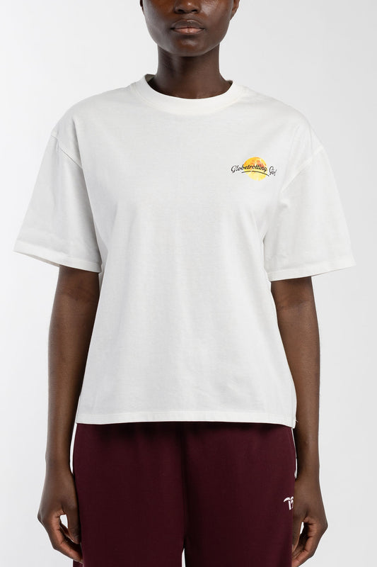 Achat T-shirt oversize T-VIBES MC MIDDLE WHITE