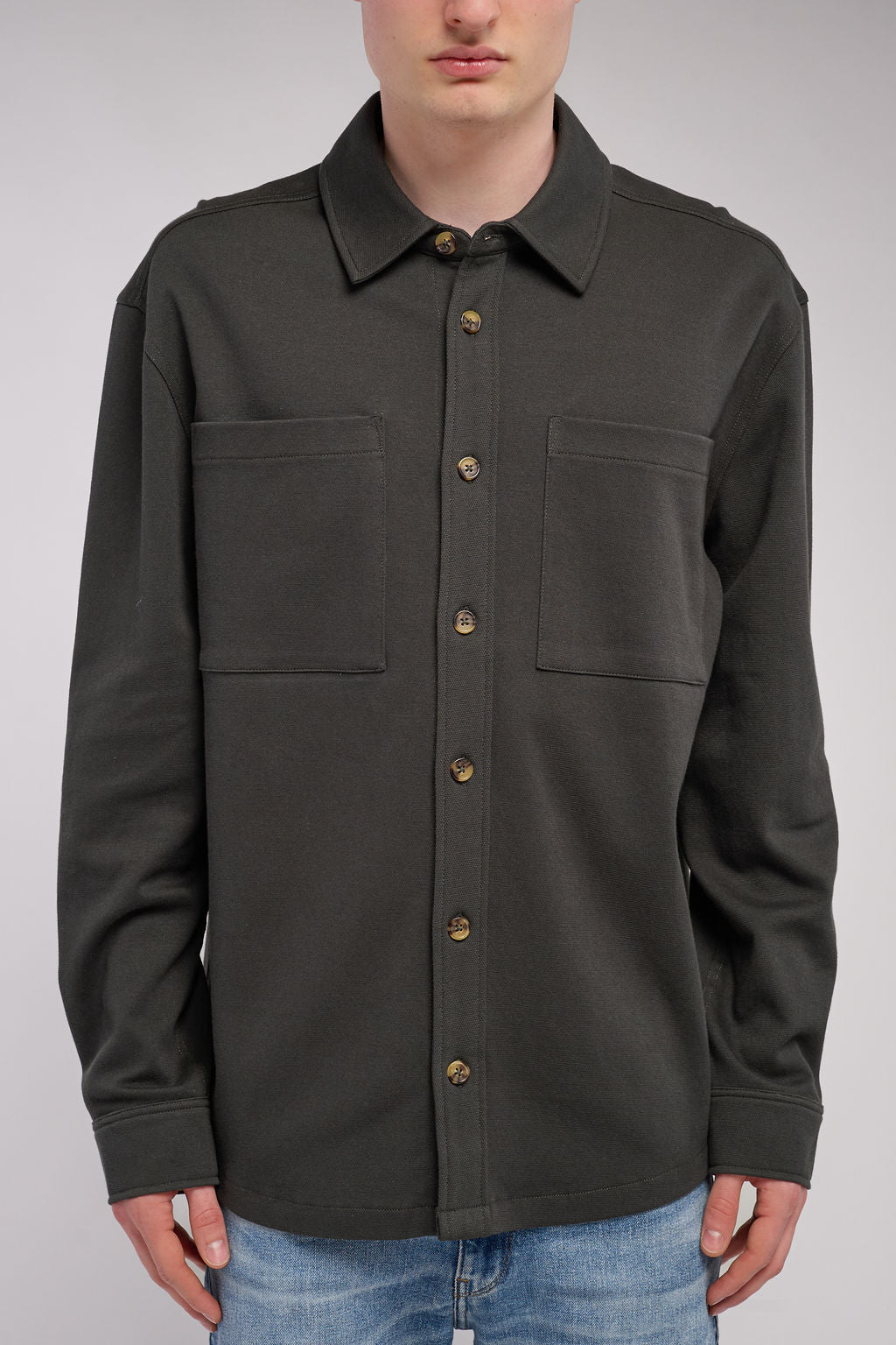 Chemise C-VIBES ML KAKI