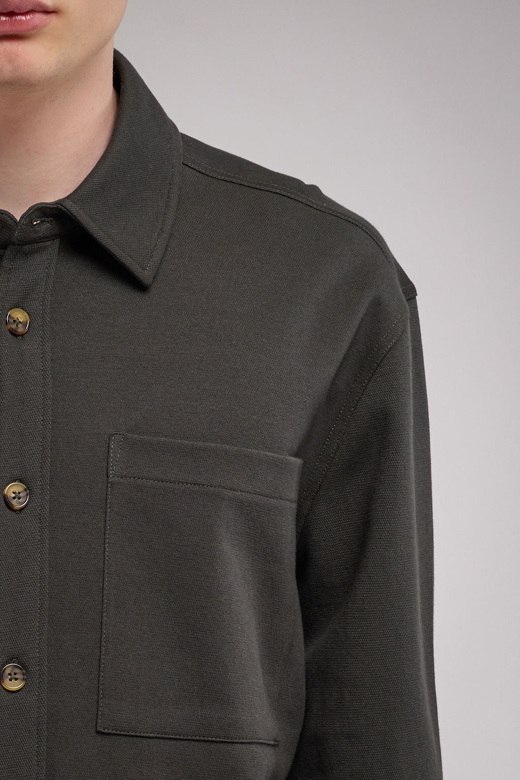 Chemise C-VIBES ML KAKI