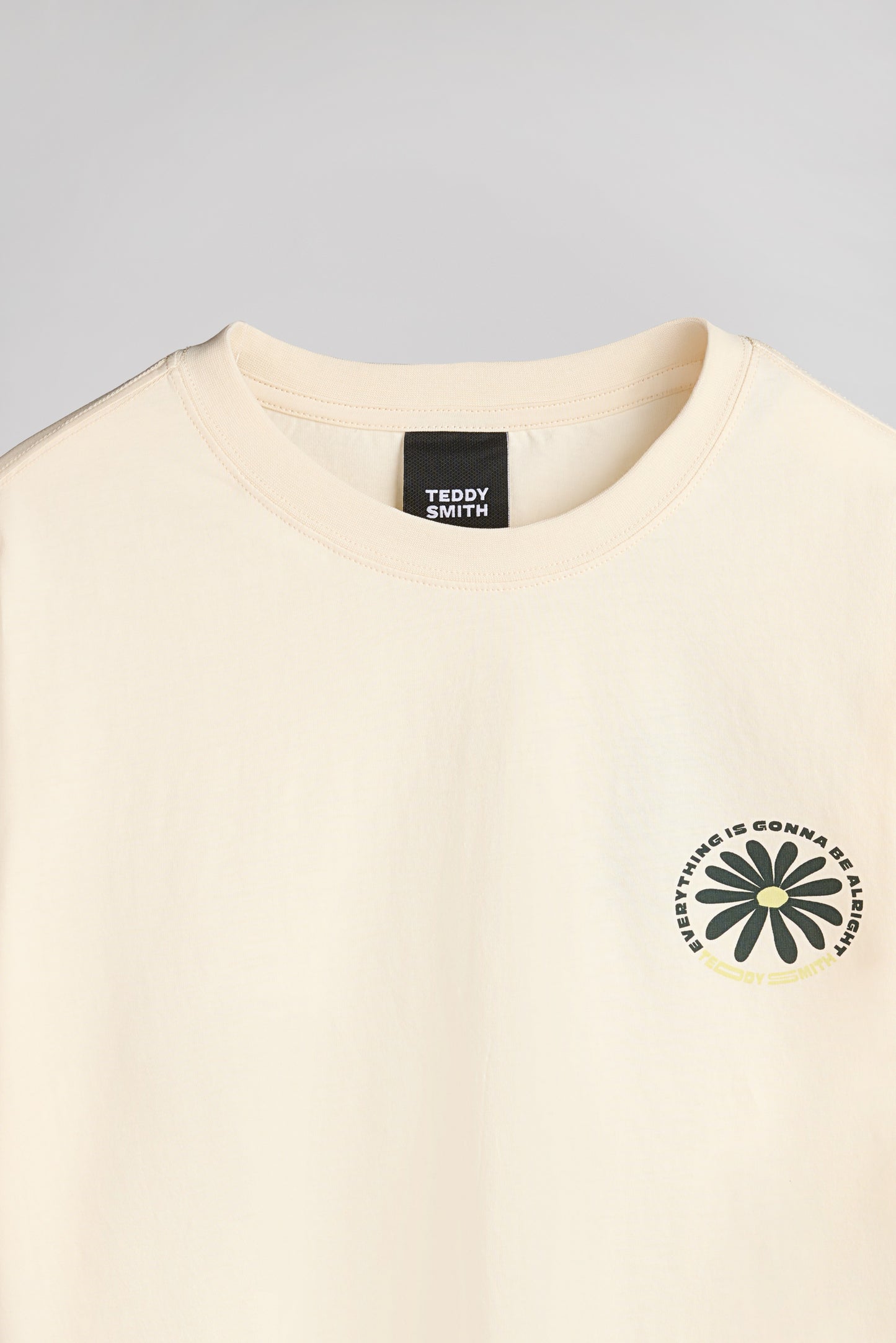 T-shirt T-MATTEO MC CREAM