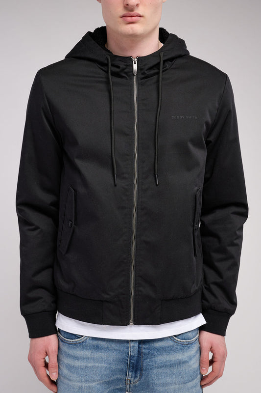 Achat Blouson zippé à capuche B-SANSON NOIR