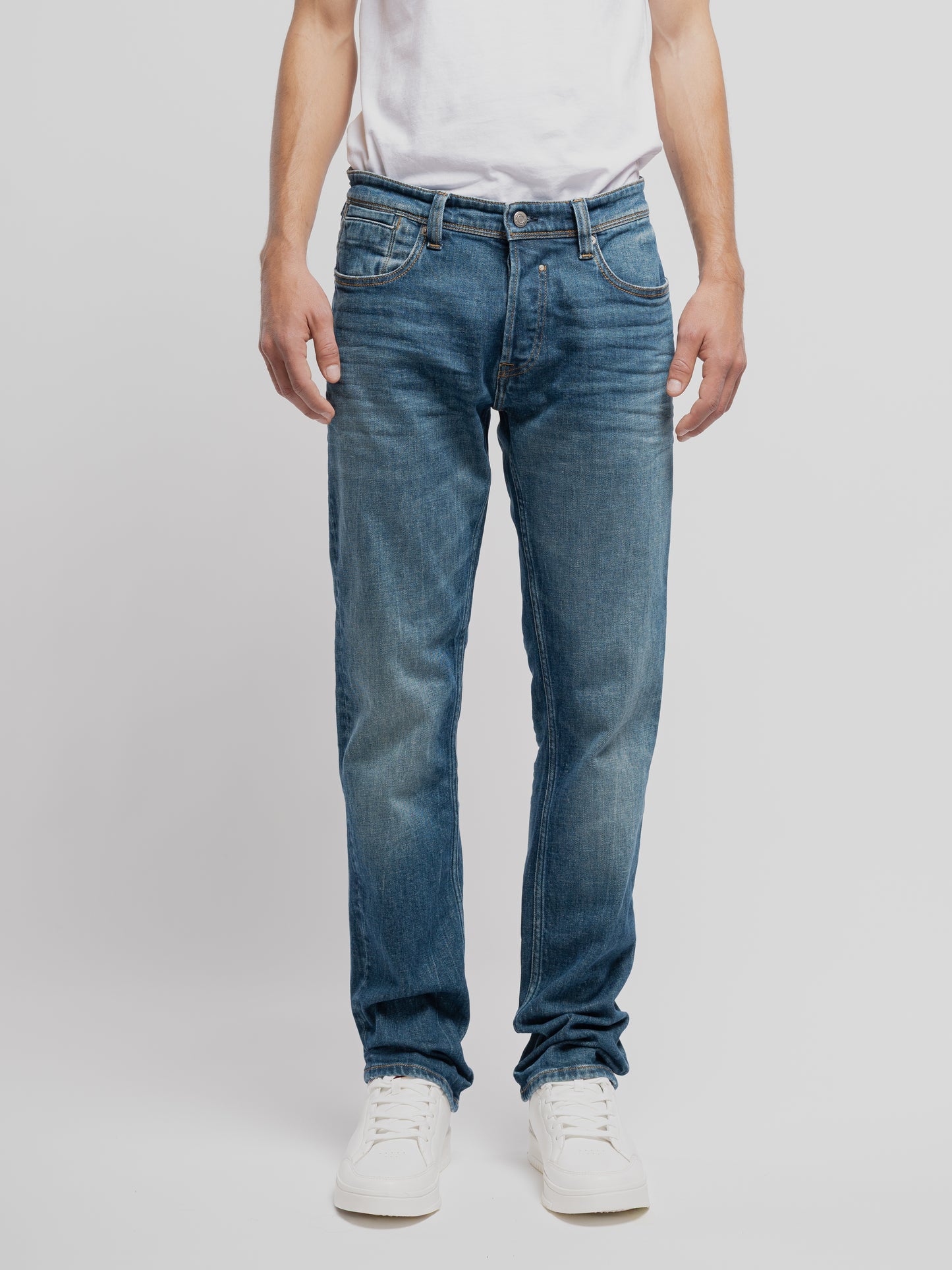 Jean REG GRIS BLEU - Teddy Smith