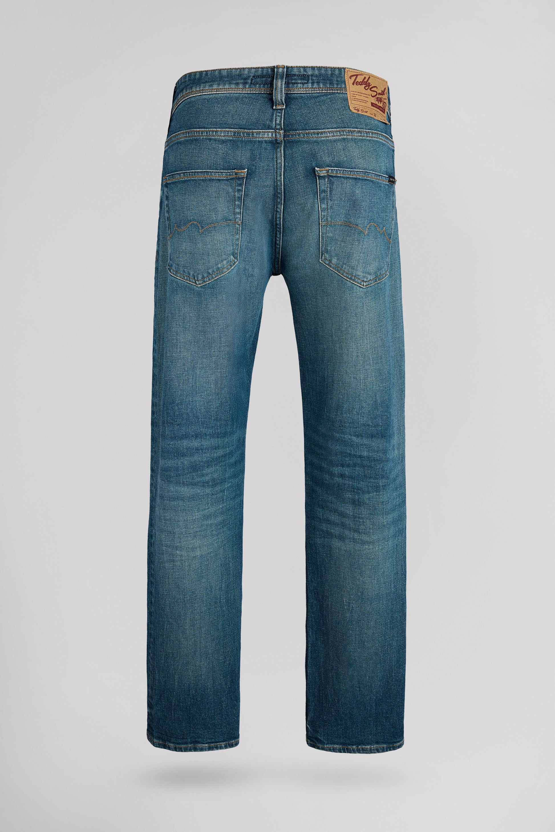 Jean REG GRIS BLEU - Teddy Smith