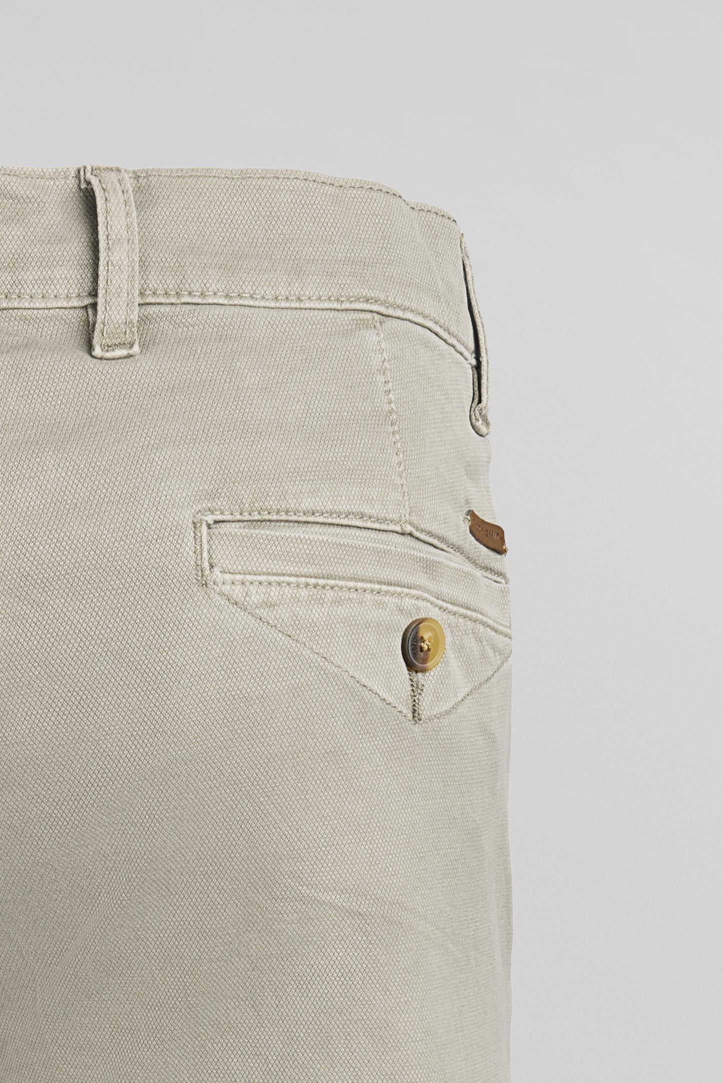 Pantalon chino slim PALLAS CHINO JA BLEACH KAKI - Teddy Smith