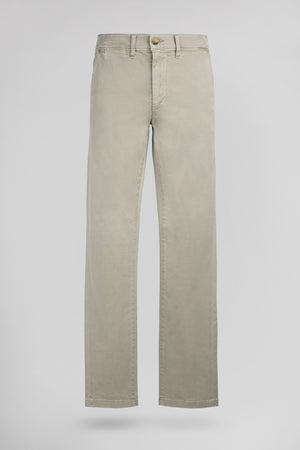 Pantalon chino slim PALLAS CHINO JA BLEACH KAKI - Teddy Smith