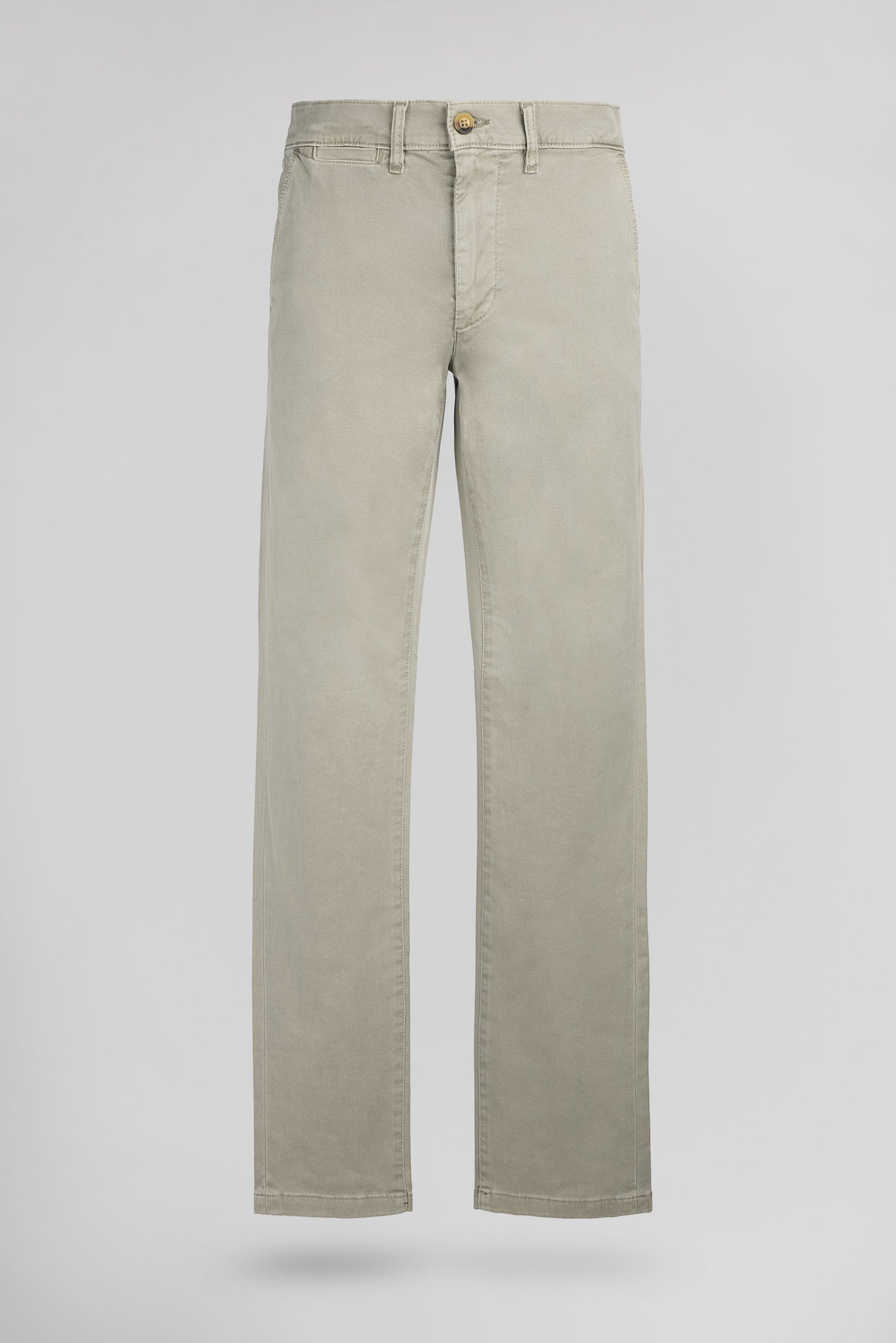 Pantalon chino slim PALLAS CHINO JA BLEACH KAKI - Teddy Smith