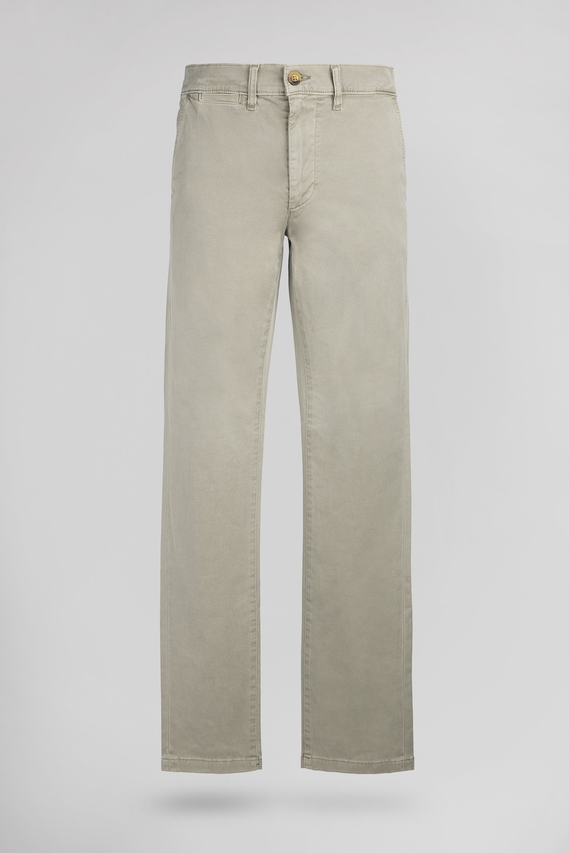 Pantalon chino slim PALLAS CHINO JA BLEACH KAKI - Teddy Smith