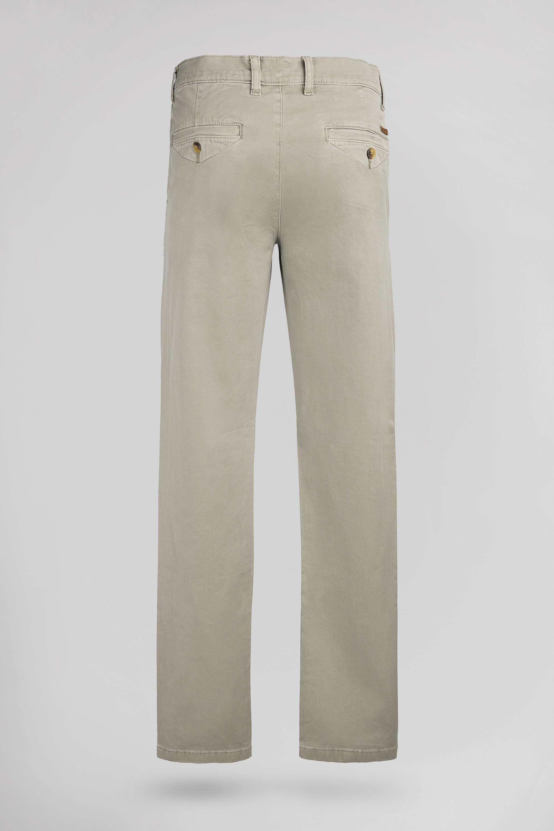 Pantalon chino slim PALLAS CHINO JA BLEACH KAKI - Teddy Smith