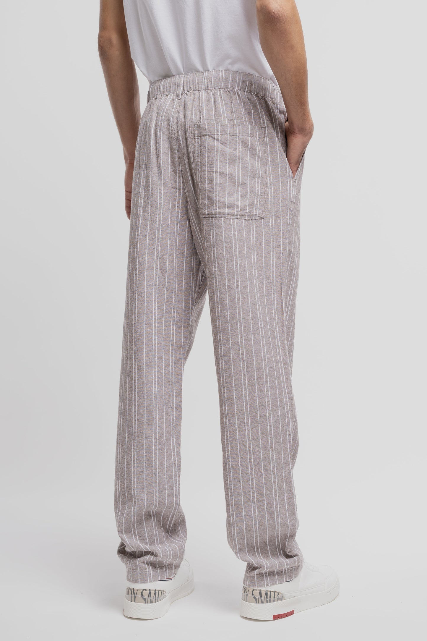 Pantalon P-DARIUS LIN CHOCOLAT - Teddy Smith