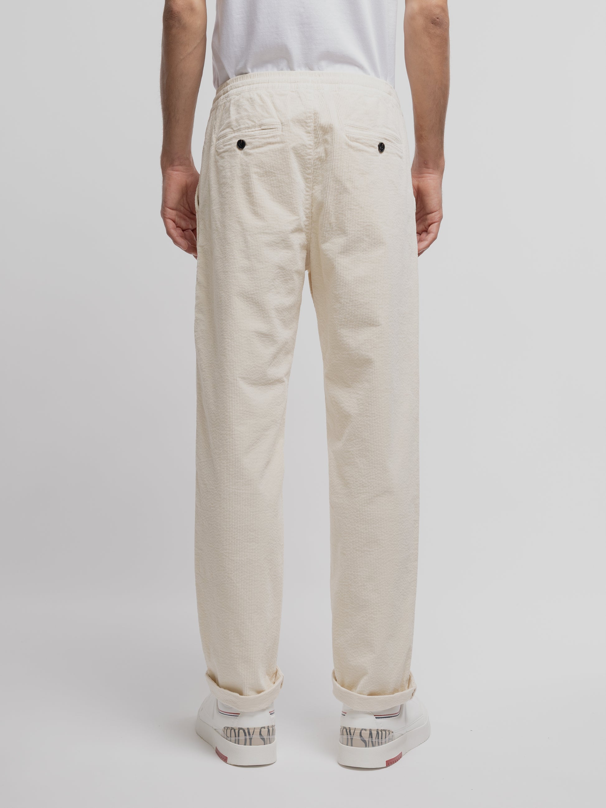 Pantalon PYWAN 20 VELOUR CREAM - Teddy Smith