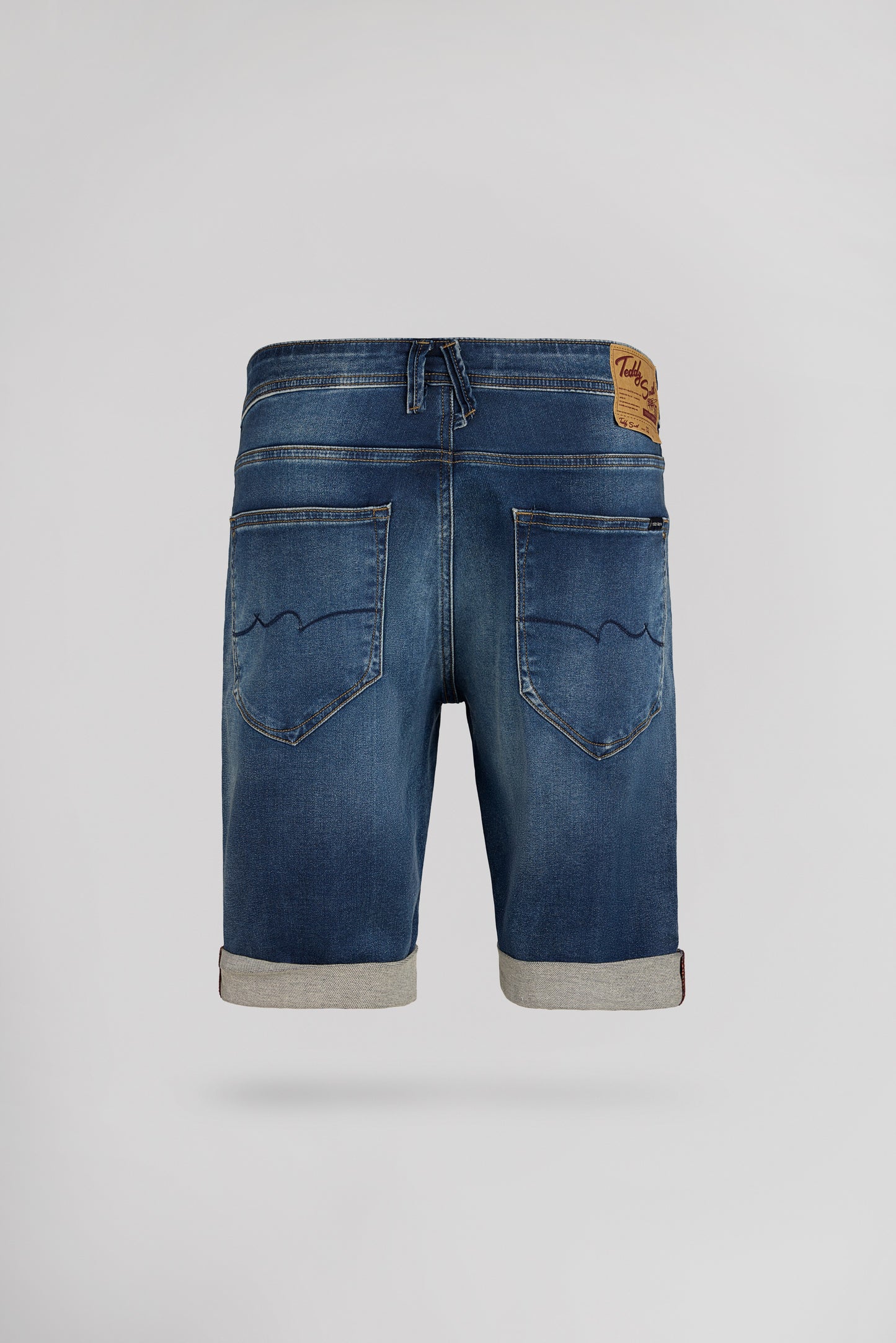 Bermuda denim coupe 5 poches SCOTTY 3 REG DYE - Teddy Smith