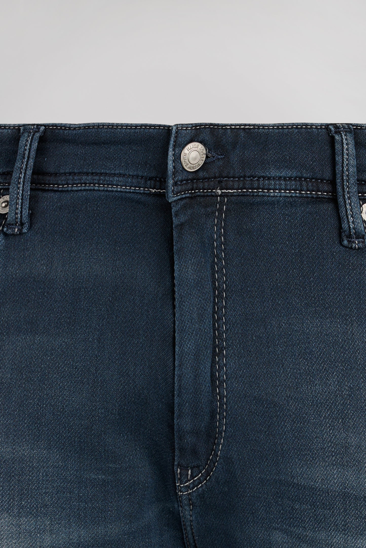 Bermuda denim coupe 5 poches SCOTTY 3 REG BLUE BLACK - Teddy Smith