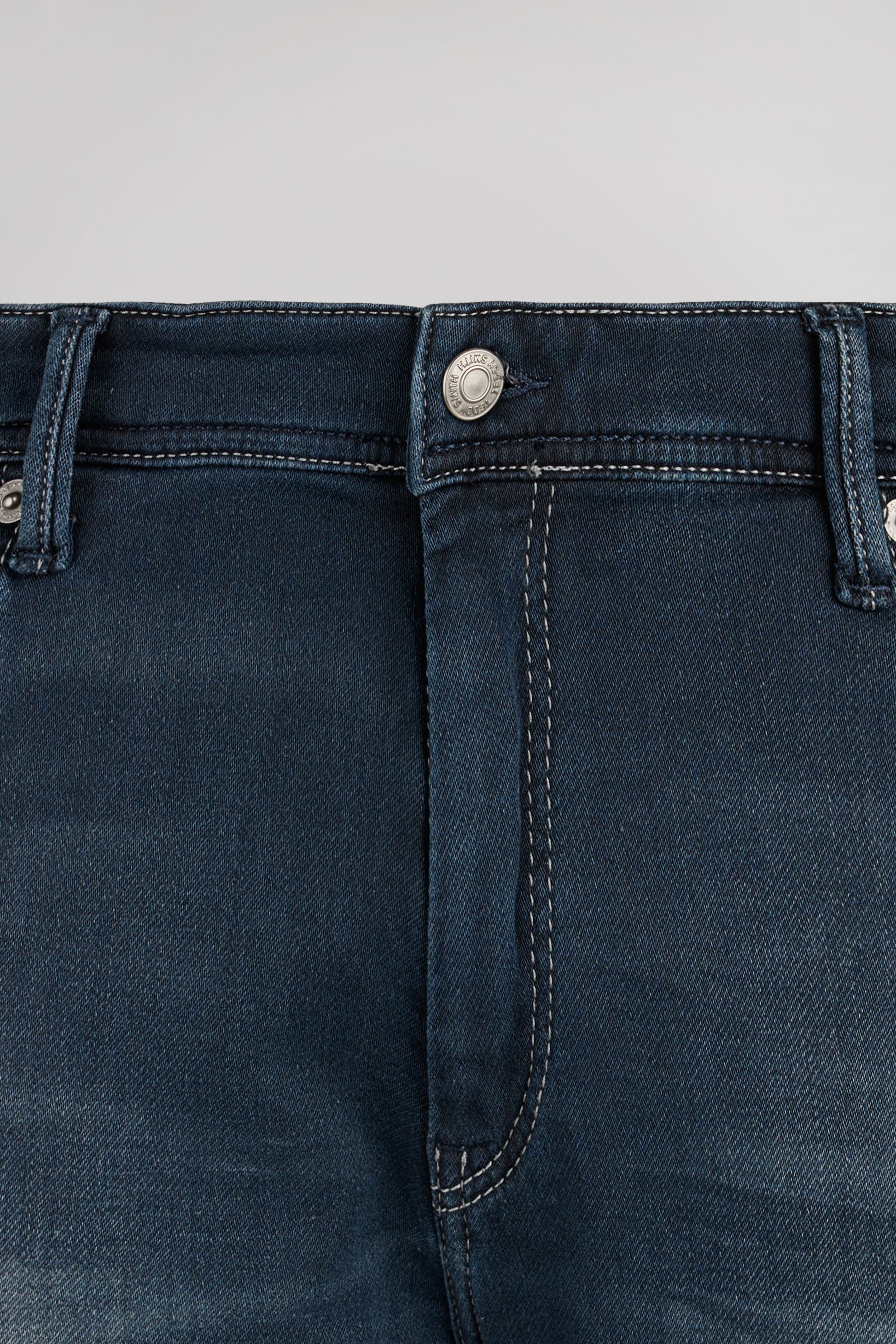 Bermuda denim coupe 5 poches SCOTTY 3 REG BLUE BLACK - Teddy Smith