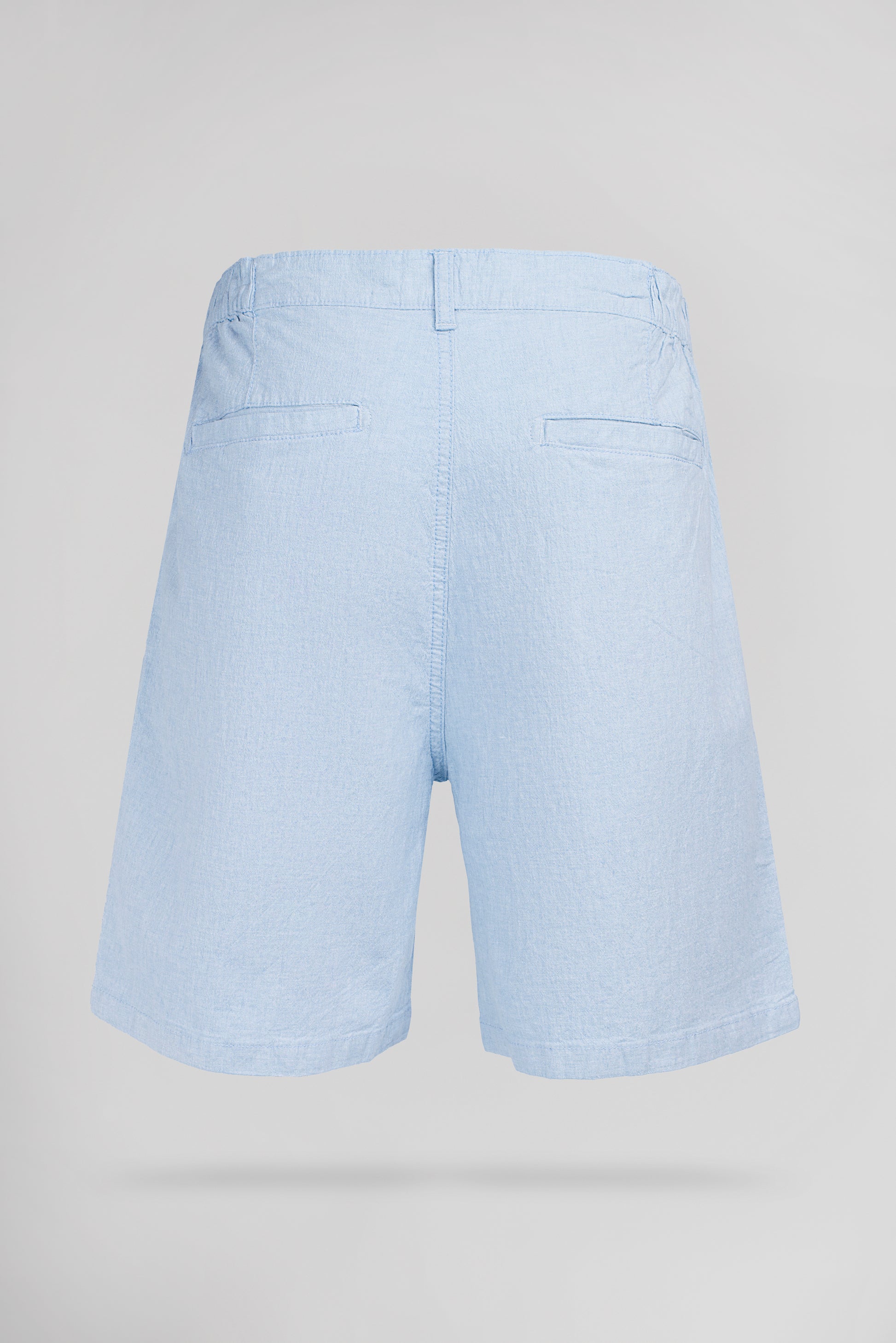 Short coton et lin S-LINEN CHINO S PASTEL BLUE - Teddy Smith