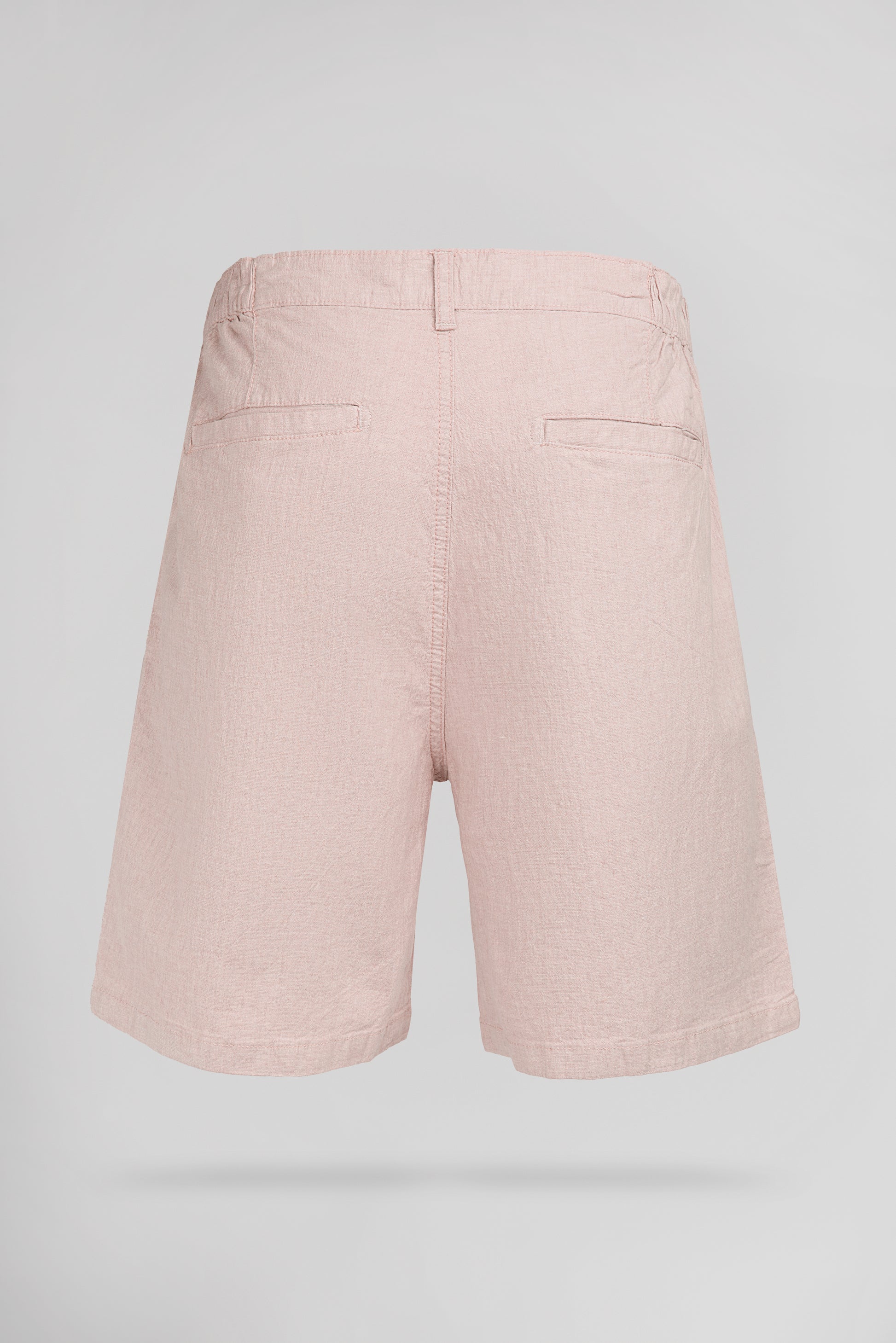 Short coton et lin S-LINEN CHINO S ROSE PASTEL - Teddy Smith