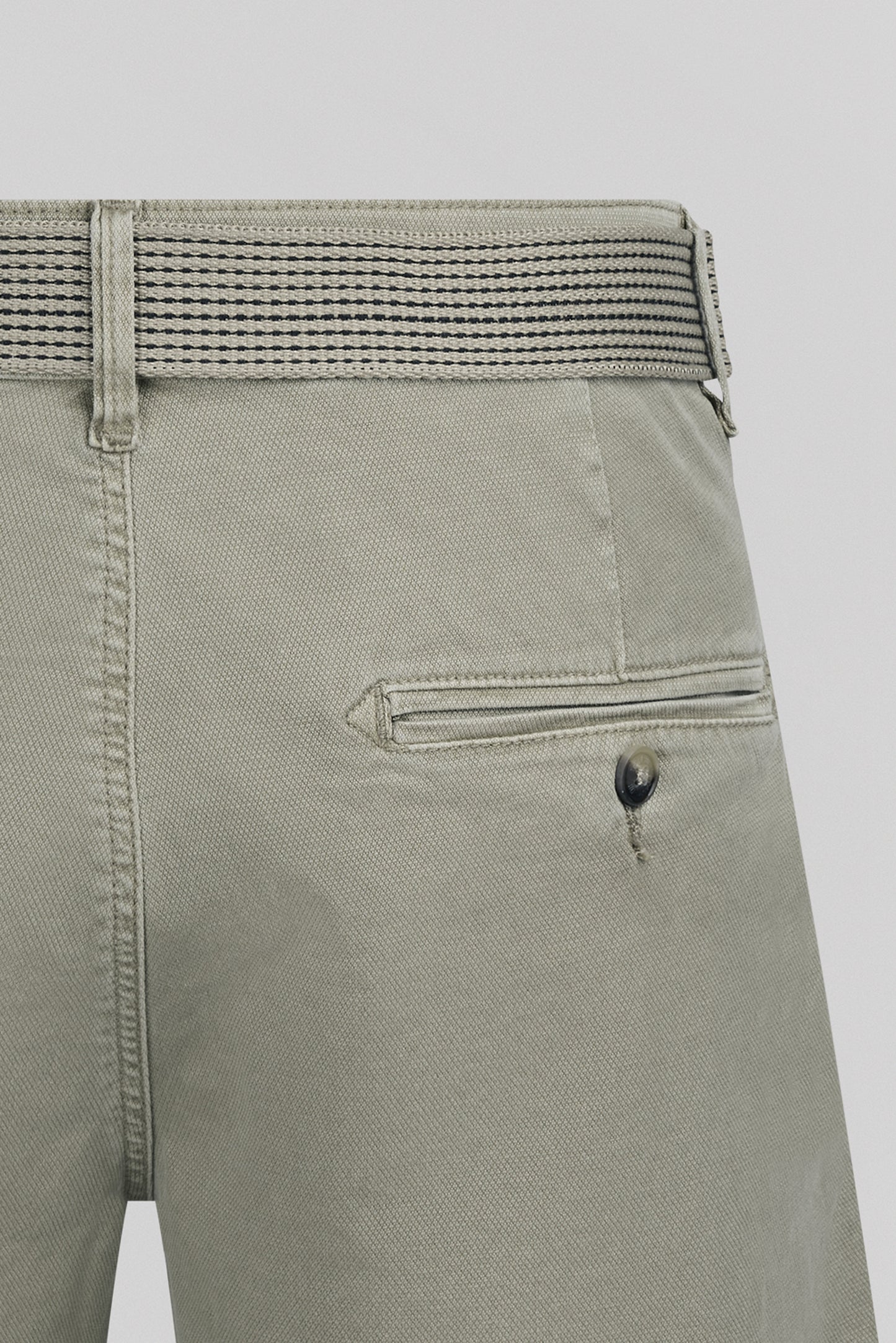 Short ceinture amovible STATON CHINO BLEACH KAKI - Teddy Smith