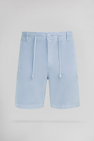 Short velours côtelé S-SURF SH PASTEL BLUE
