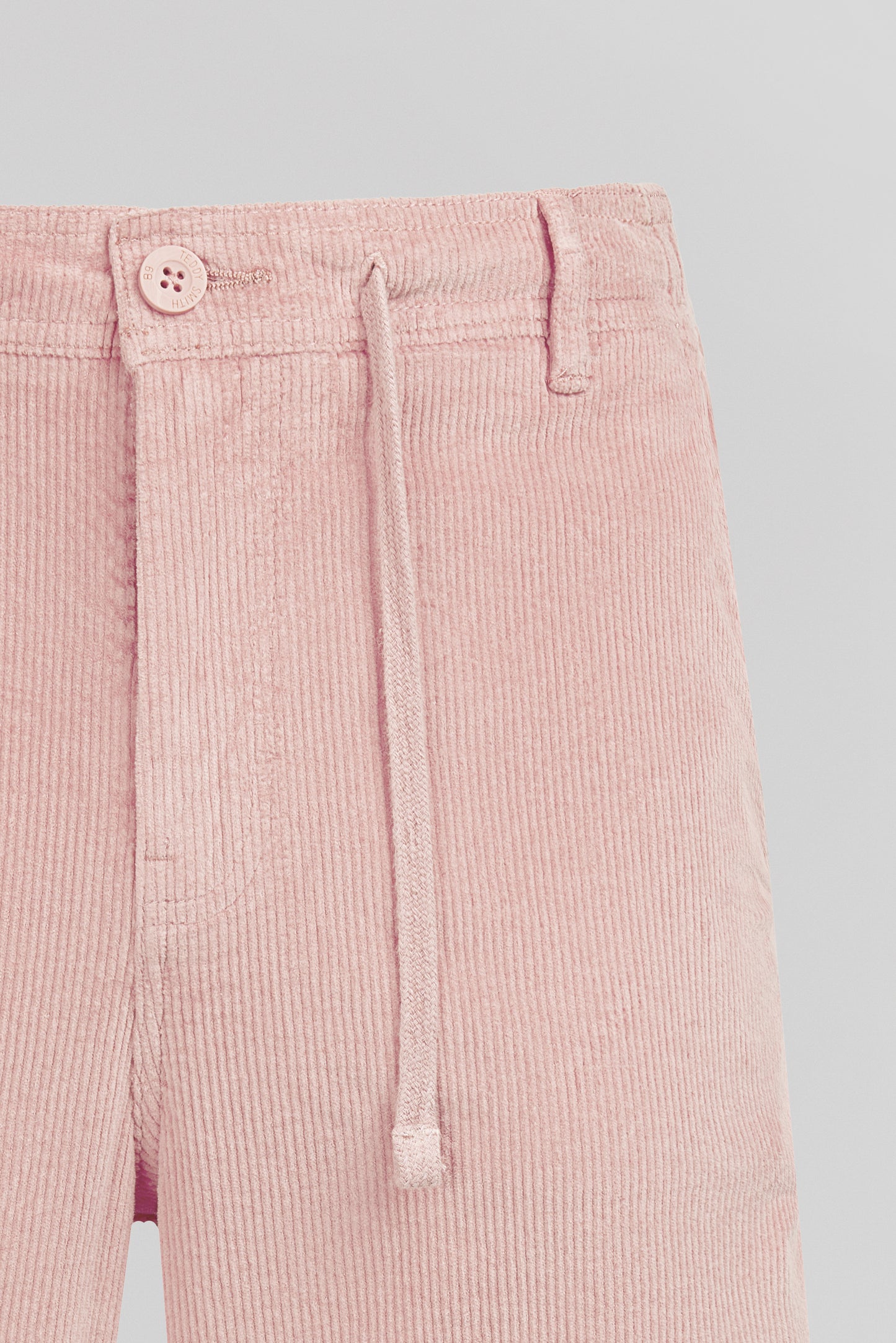 Short velours côtelé S-SURF SH ROSE PASTEL
