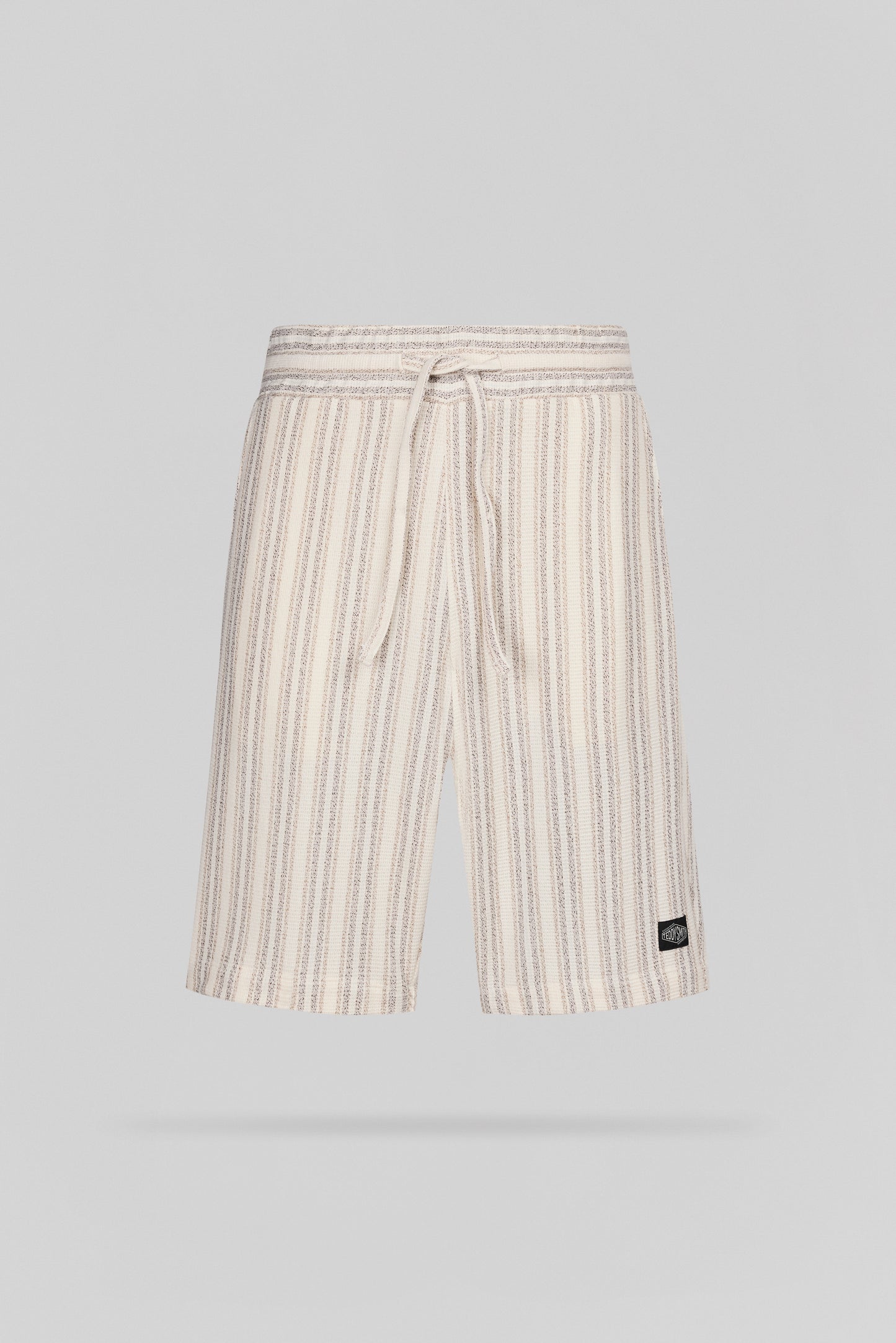 Short à rayures S-AKUMA SH MIDDLE WHITE