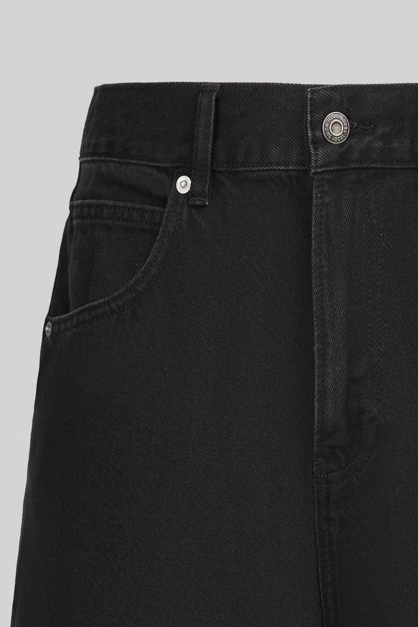 Short denim S-AXEL SH USED BLACK USED