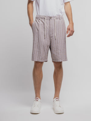 Short S-DARIUS SH LIN CHOCOLAT - Teddy Smith