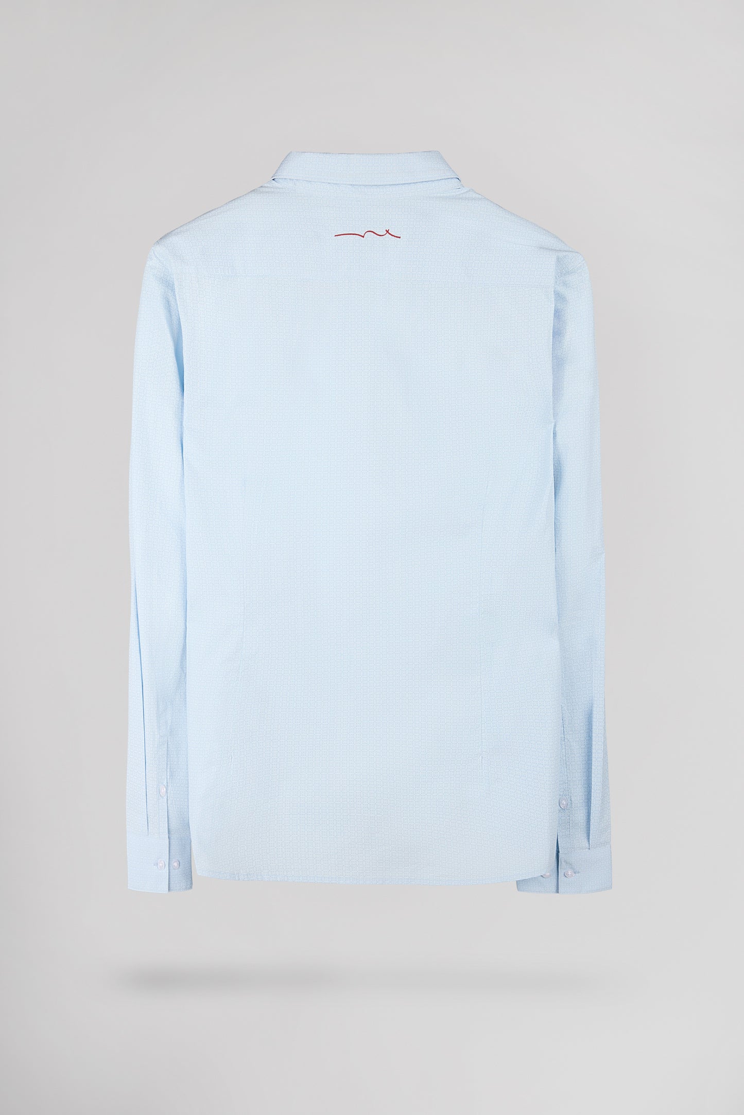 Chemise CARTON ML PASTEL BLUE/MICRO FLORAL - Teddy Smith