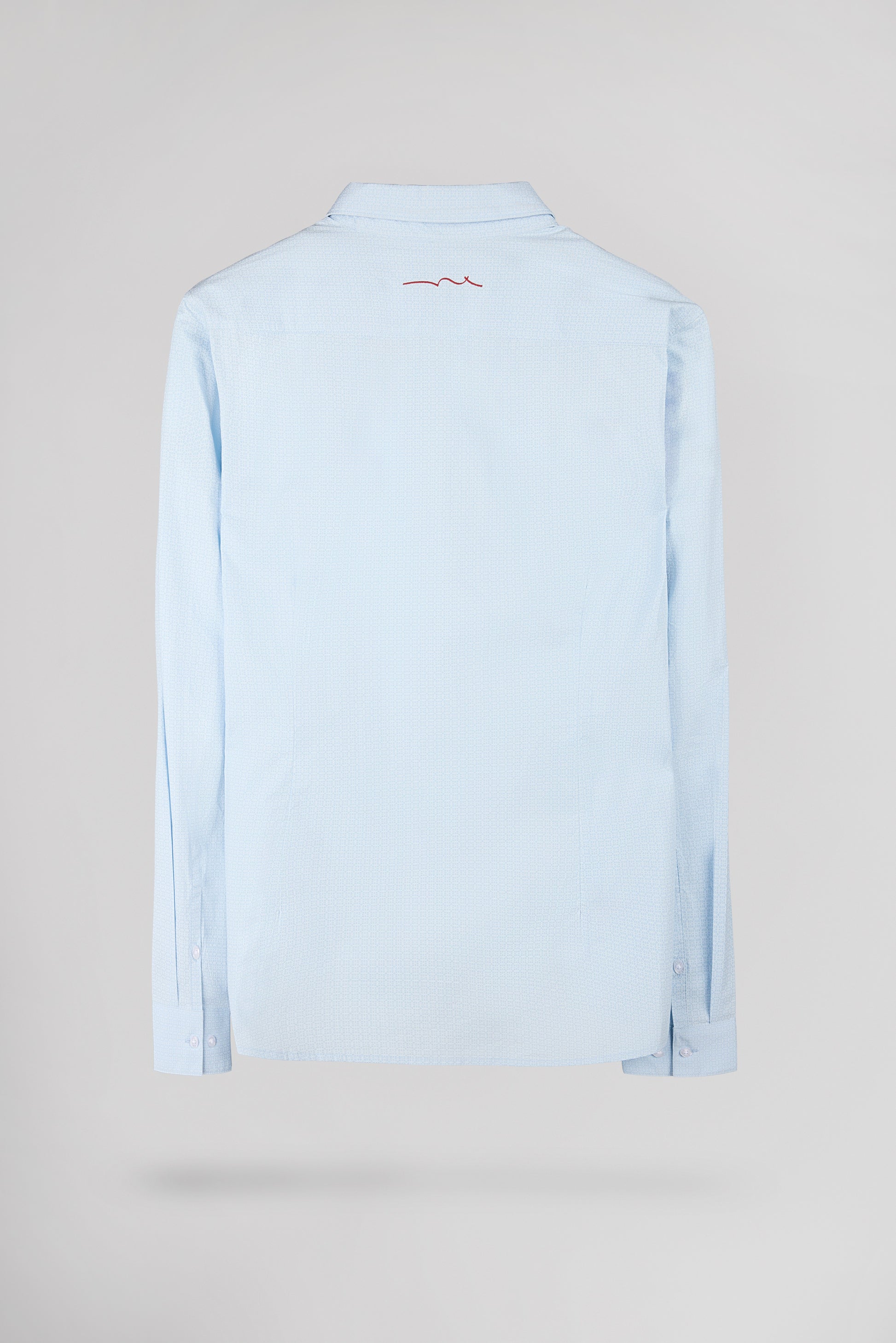 Chemise CARTON ML PASTEL BLUE/MICRO FLORAL - Teddy Smith