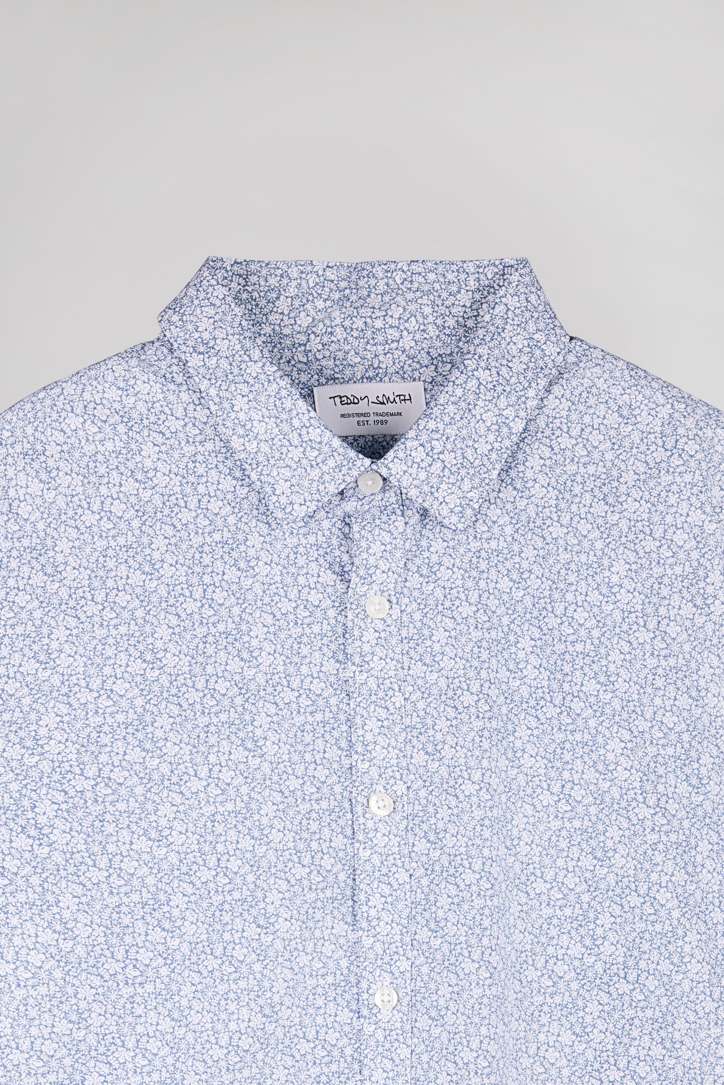 Chemise CARTON ML DARK NAVY FLORAL - Teddy Smith