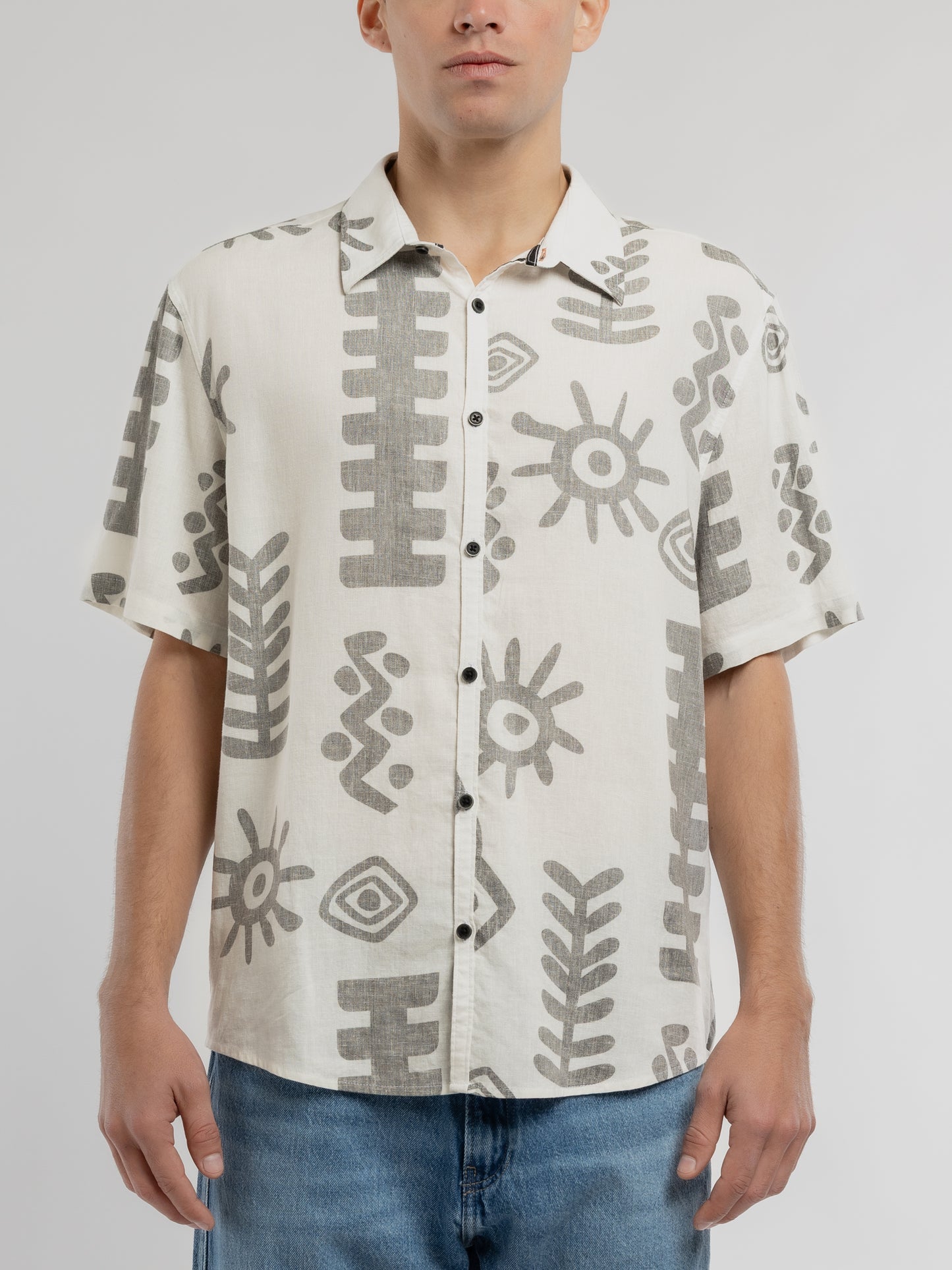 Chemise C-ALBERTO MC CREAM