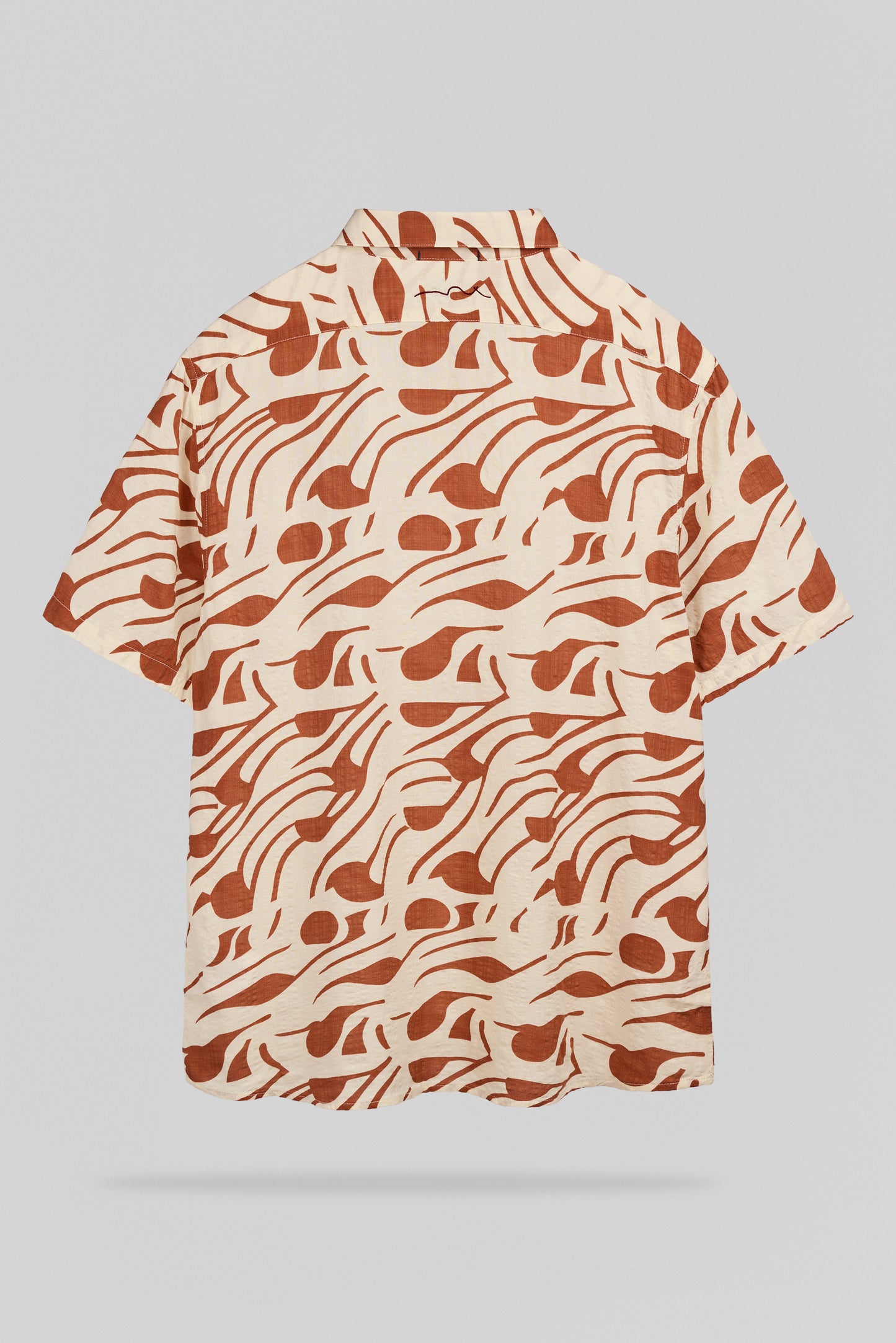 Chemise à motifs col français C-DIXON MC CREAM
