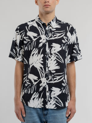 Chemise C-DIXON MC DARK NAVY - Teddy Smith