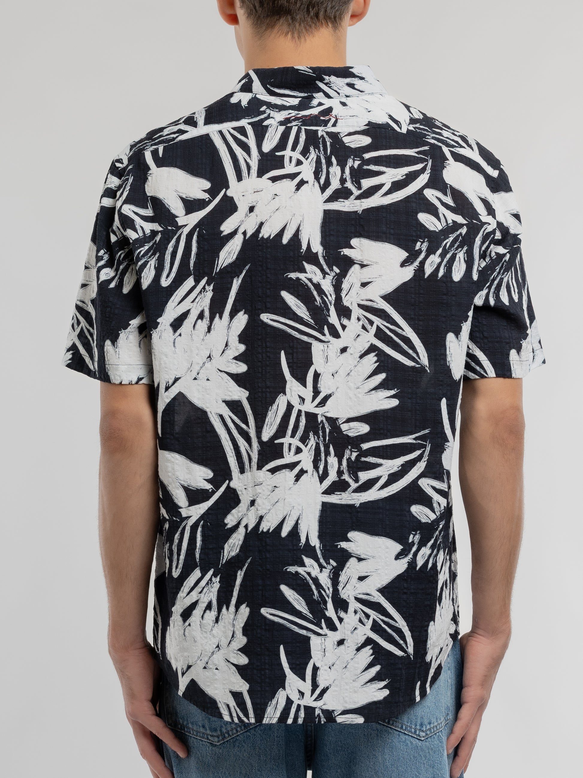 Chemise C-DIXON MC DARK NAVY - Teddy Smith