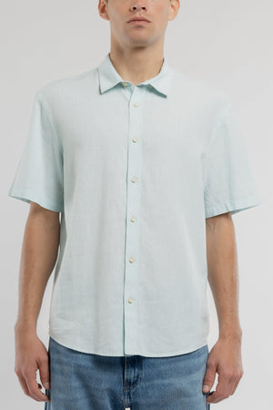Chemise C-PIETRO MC BLEACH MENTHOL - Teddy Smith