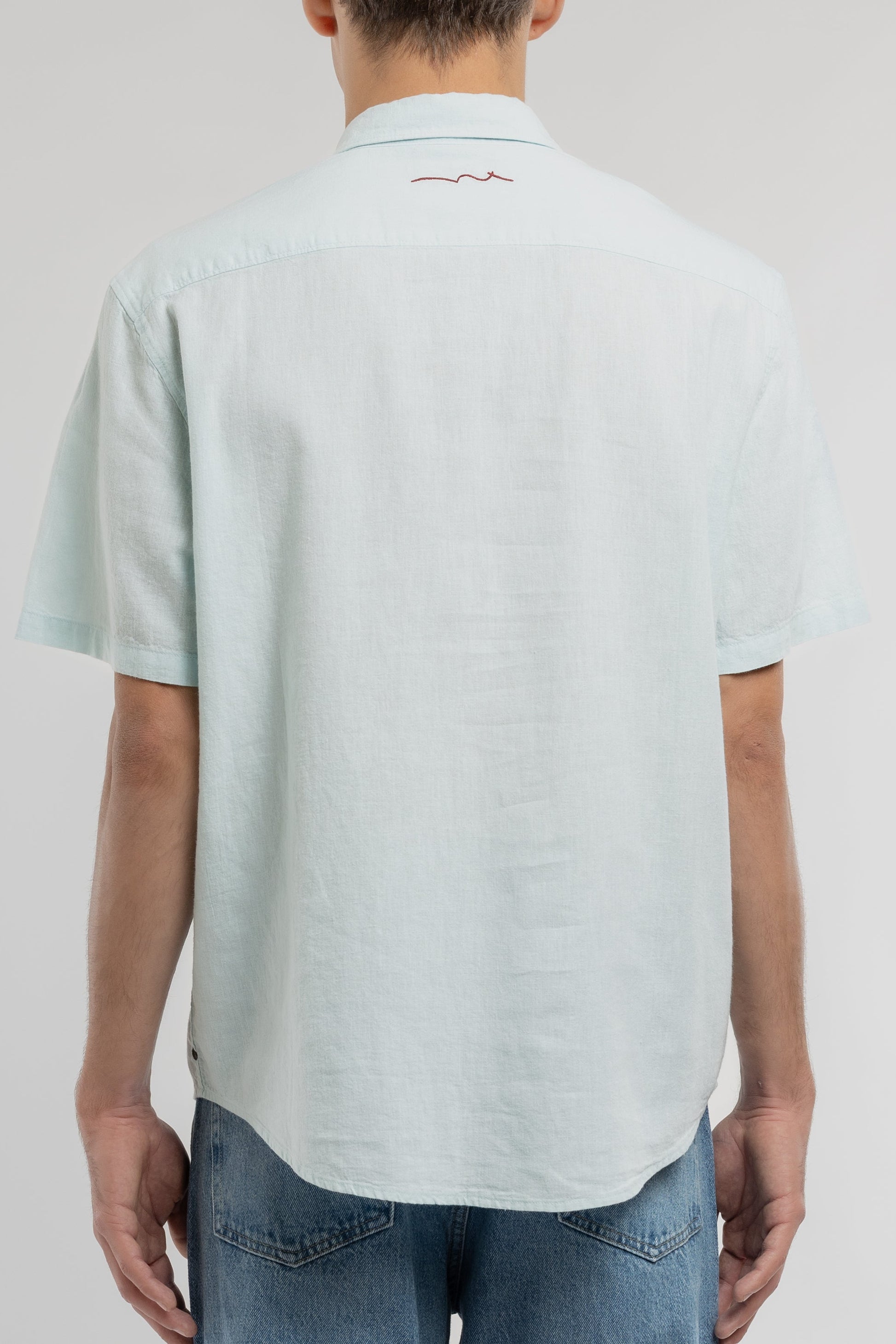Chemise C-PIETRO MC BLEACH MENTHOL - Teddy Smith