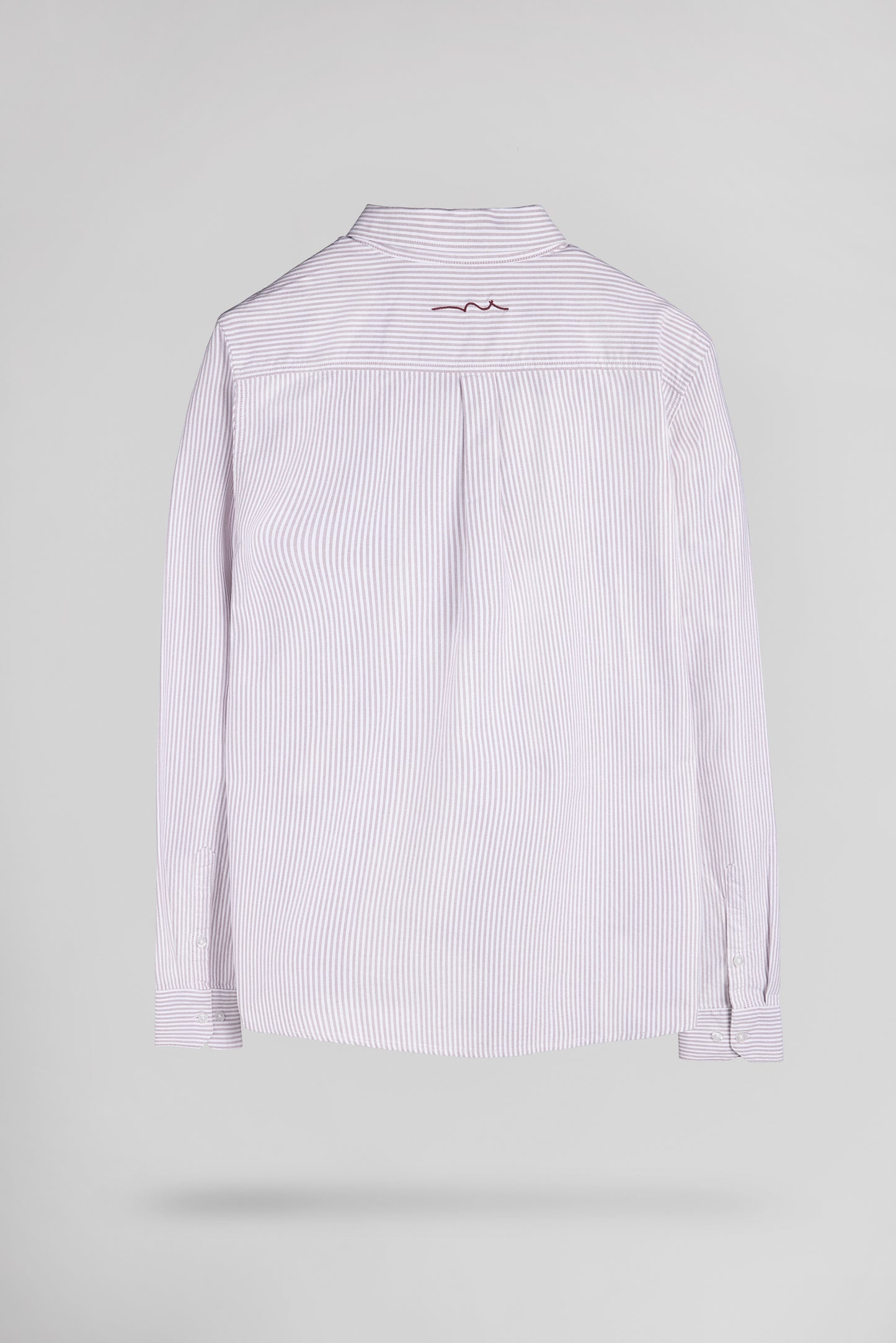 Chemise Oxford col français C-STANLEY ML FRAMBOISE FONCE - Teddy Smith