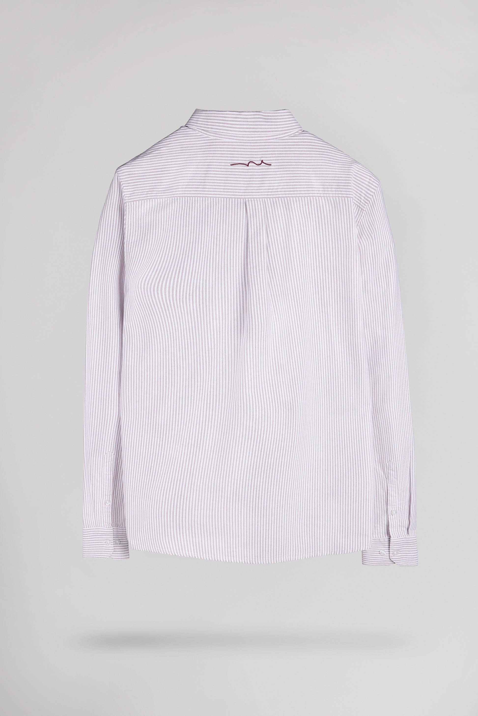 Chemise Oxford col français C-STANLEY ML FRAMBOISE FONCE - Teddy Smith