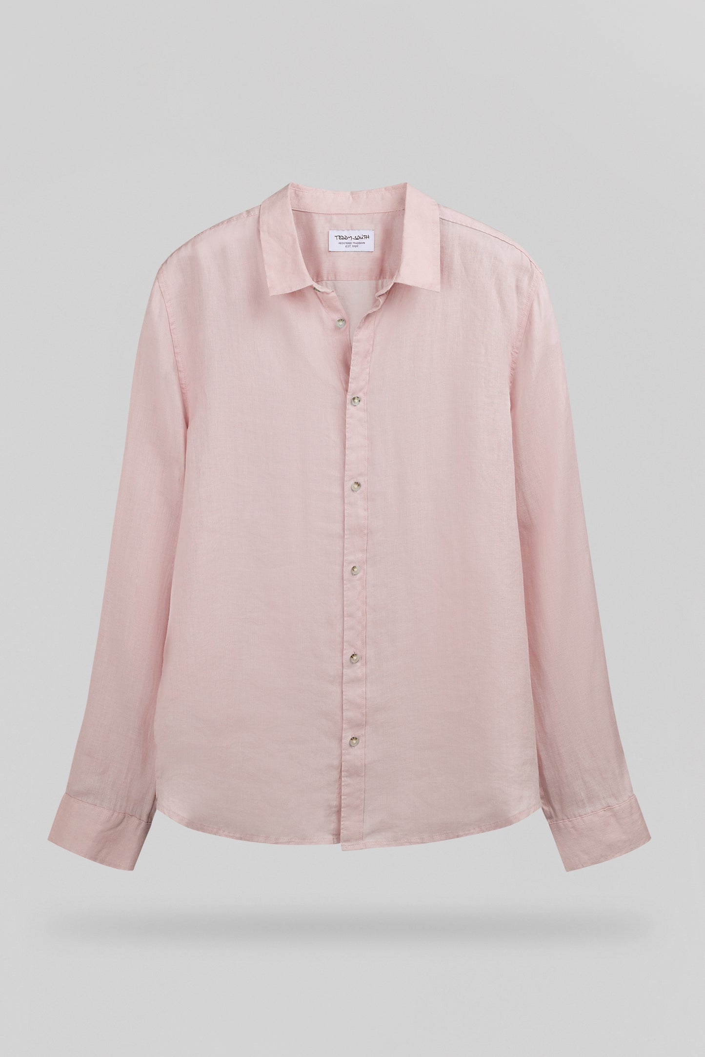 Chemise en lin C-LINEN ML ROSE PASTEL
