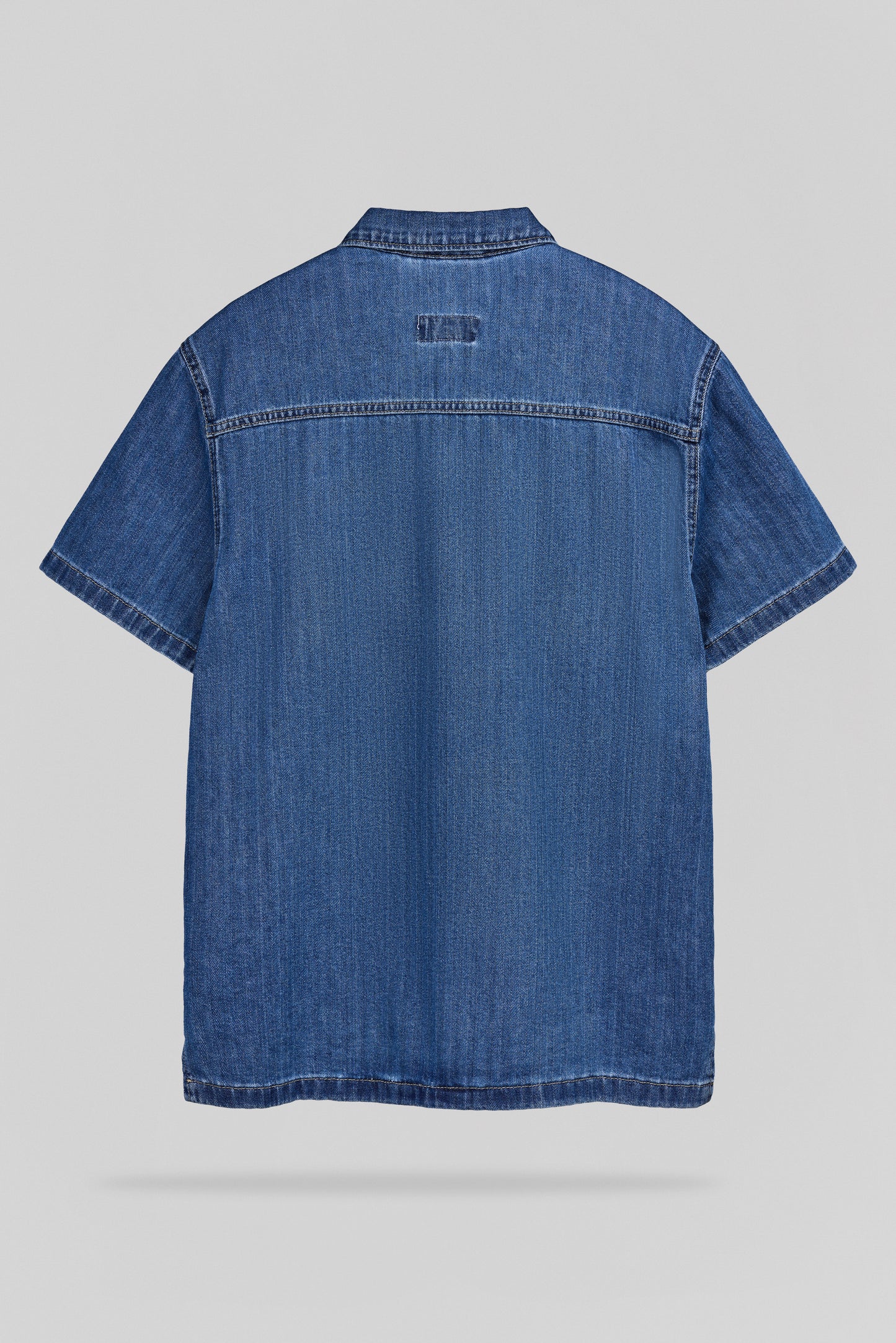 Chemise denim C-ANTON MC VINTAGE/INDIGO