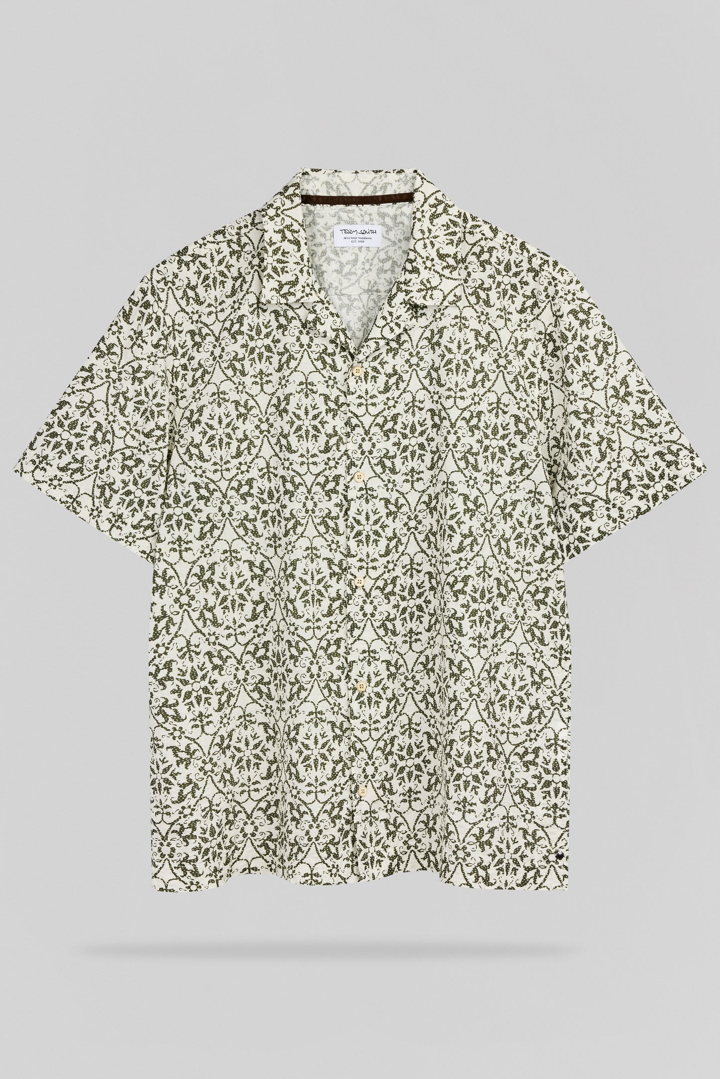 Chemise col hawaïen C-RAYMOND MC CREAM