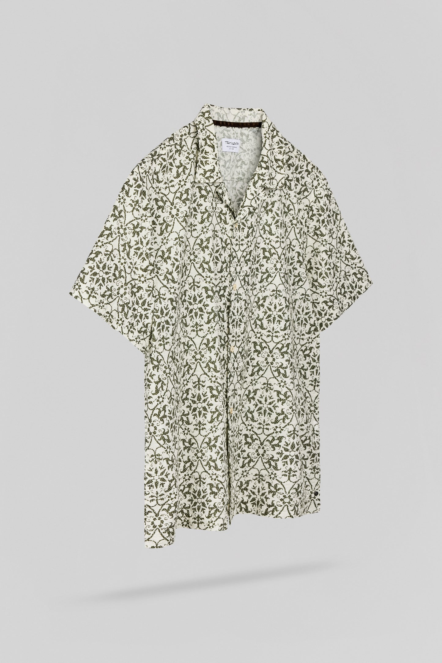 Chemise col hawaïen C-RAYMOND MC CREAM